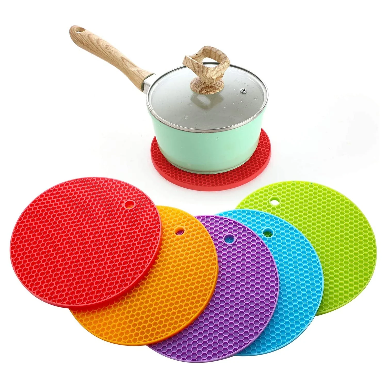 Silicone Trivet for Hot Dish and Pot, Silicone Hot Pads ( 1 pcs ) - Image 7