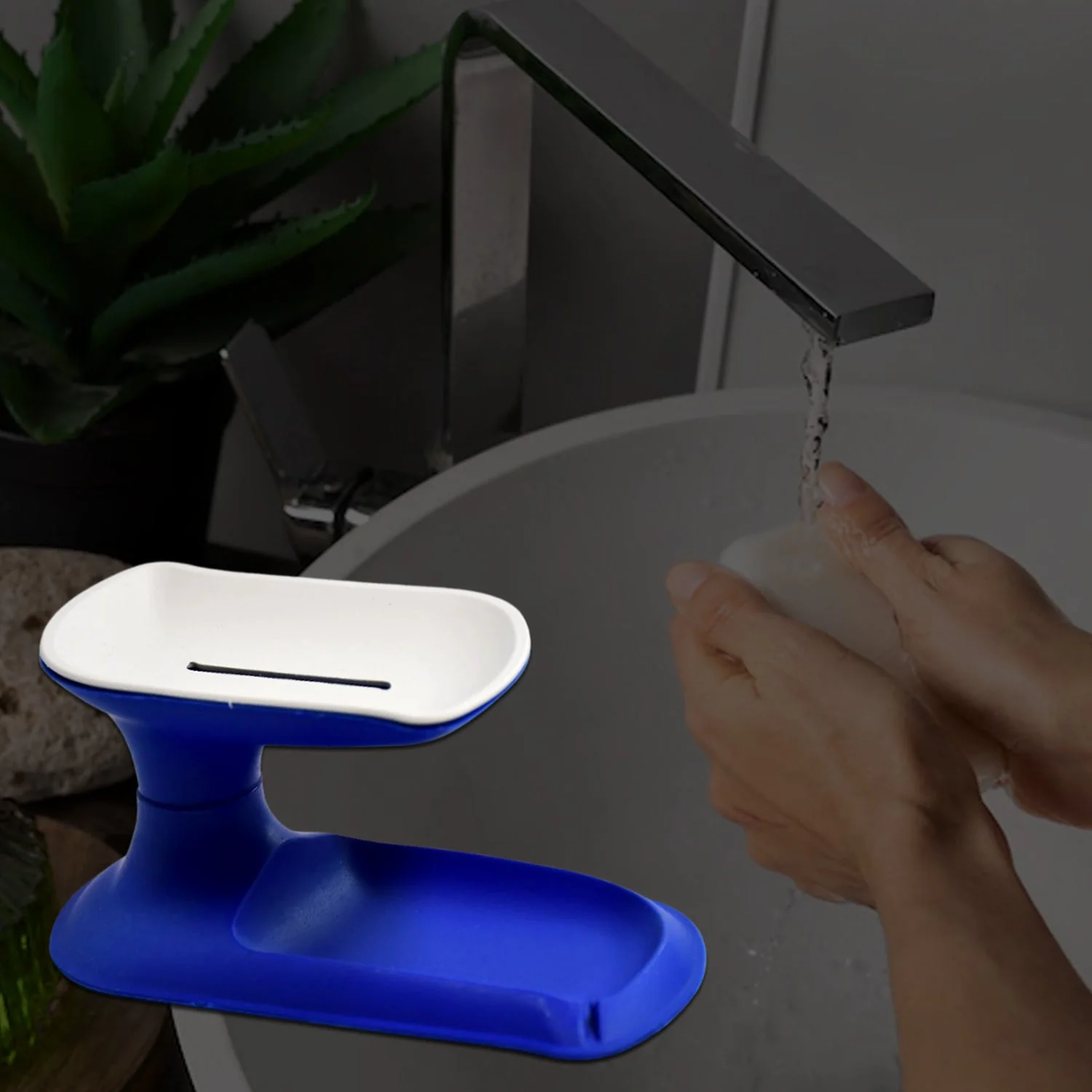 Plastic Double Layer Soap Dish Holder - Image 3