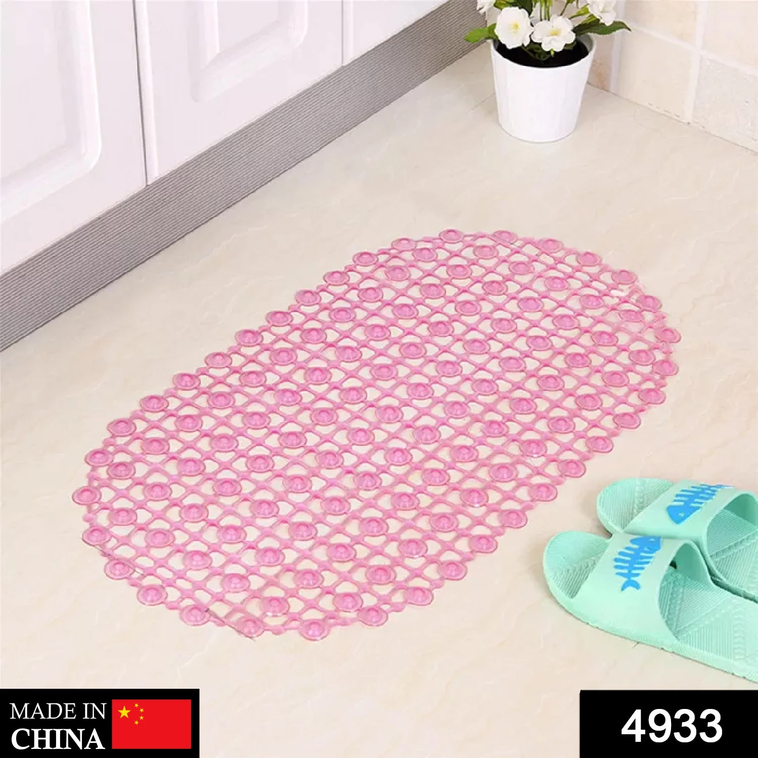 Nonslip Soft Rubber Bath Mat for Bathtub and Shower - Image 2