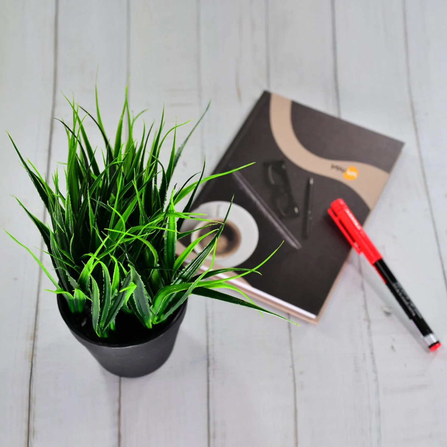 Artificial Potted Plant with Pot - Image 3