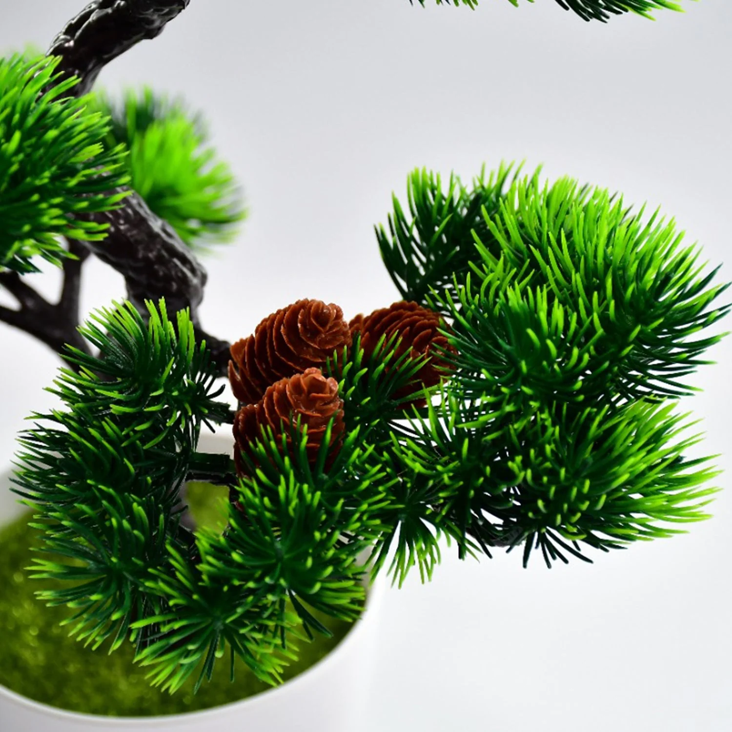 Artificial Potted Plant with Round Pot - Image 6