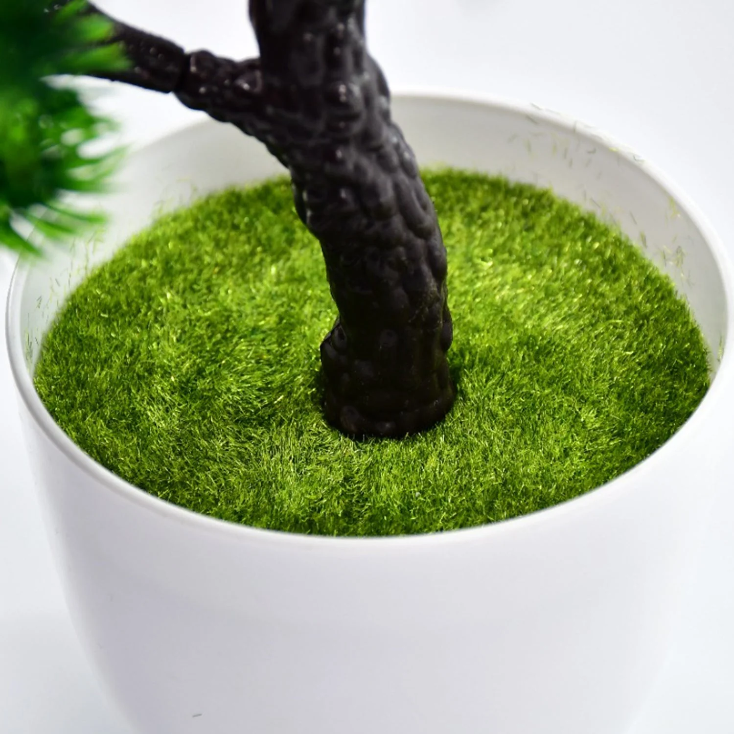 Artificial Potted Plant with Round Pot - Image 7