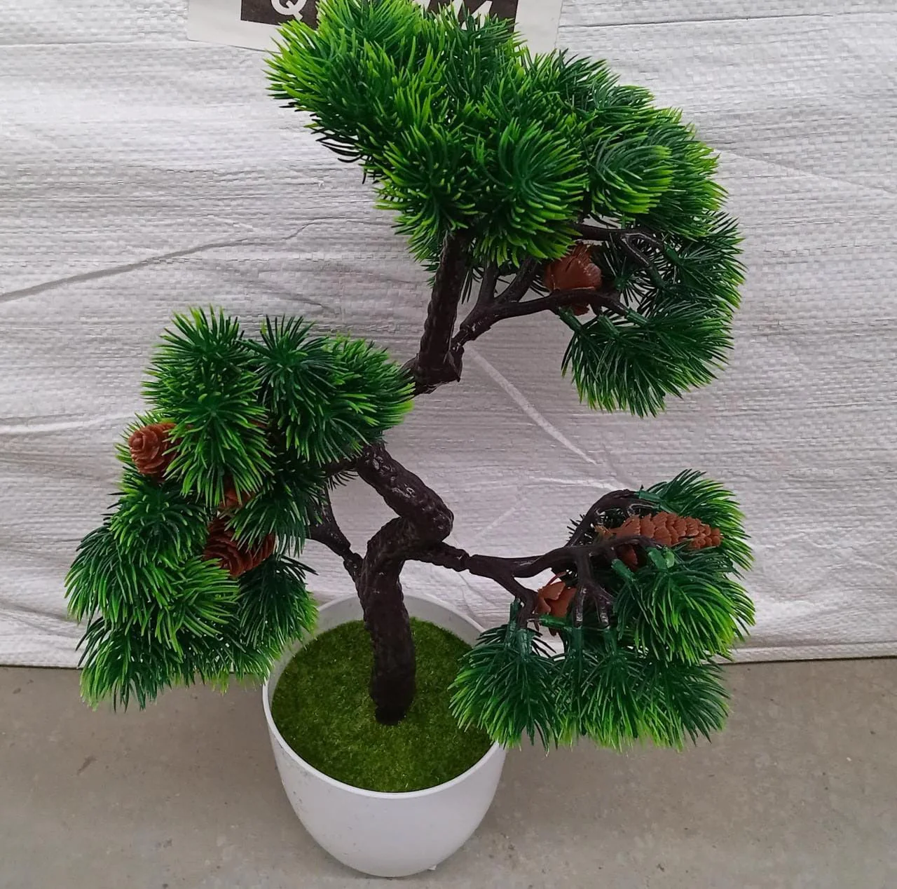 Artificial Potted Plant with Round Pot - Image 8