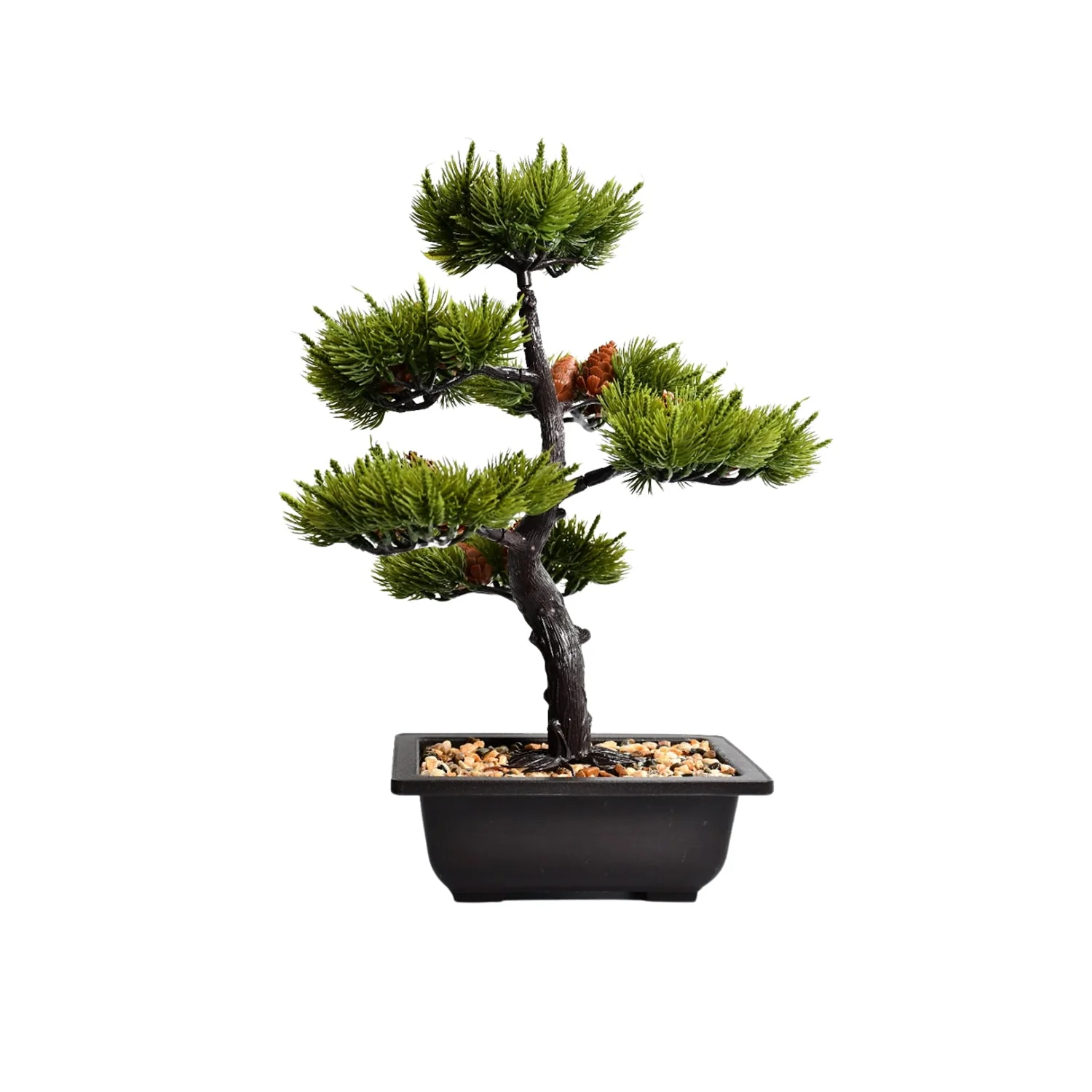 Artificial Potted Plant with Square Pot - Image 4
