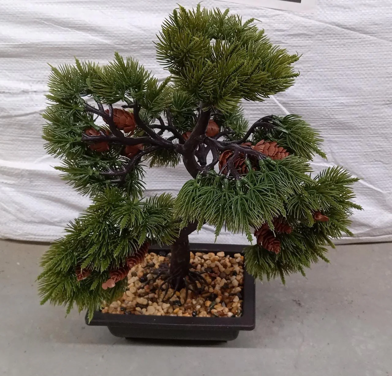 Artificial Potted Plant with Square Pot - Image 8