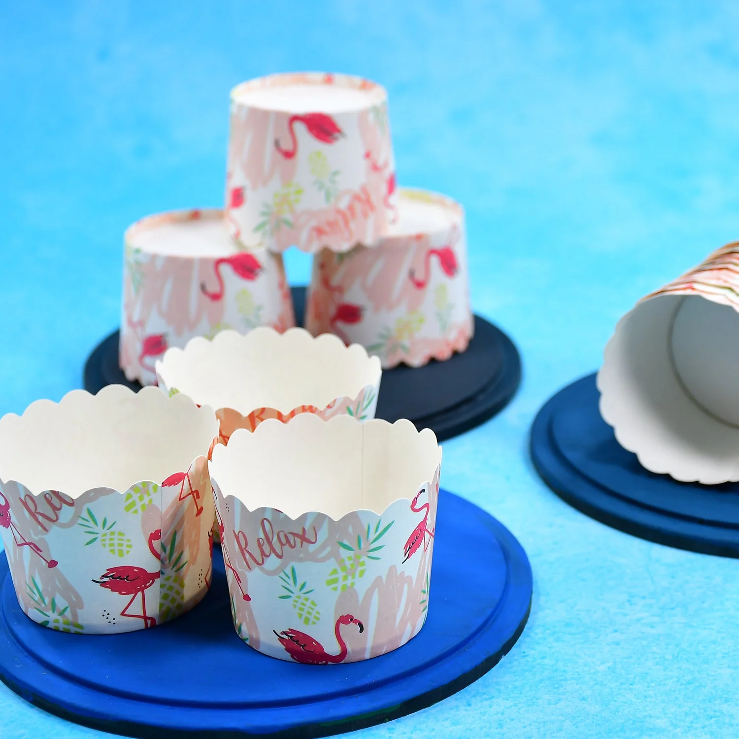 Multi Color Printed Disposable Paper Cups for Tea / Coffee (25 Pcs Set) - Image 7