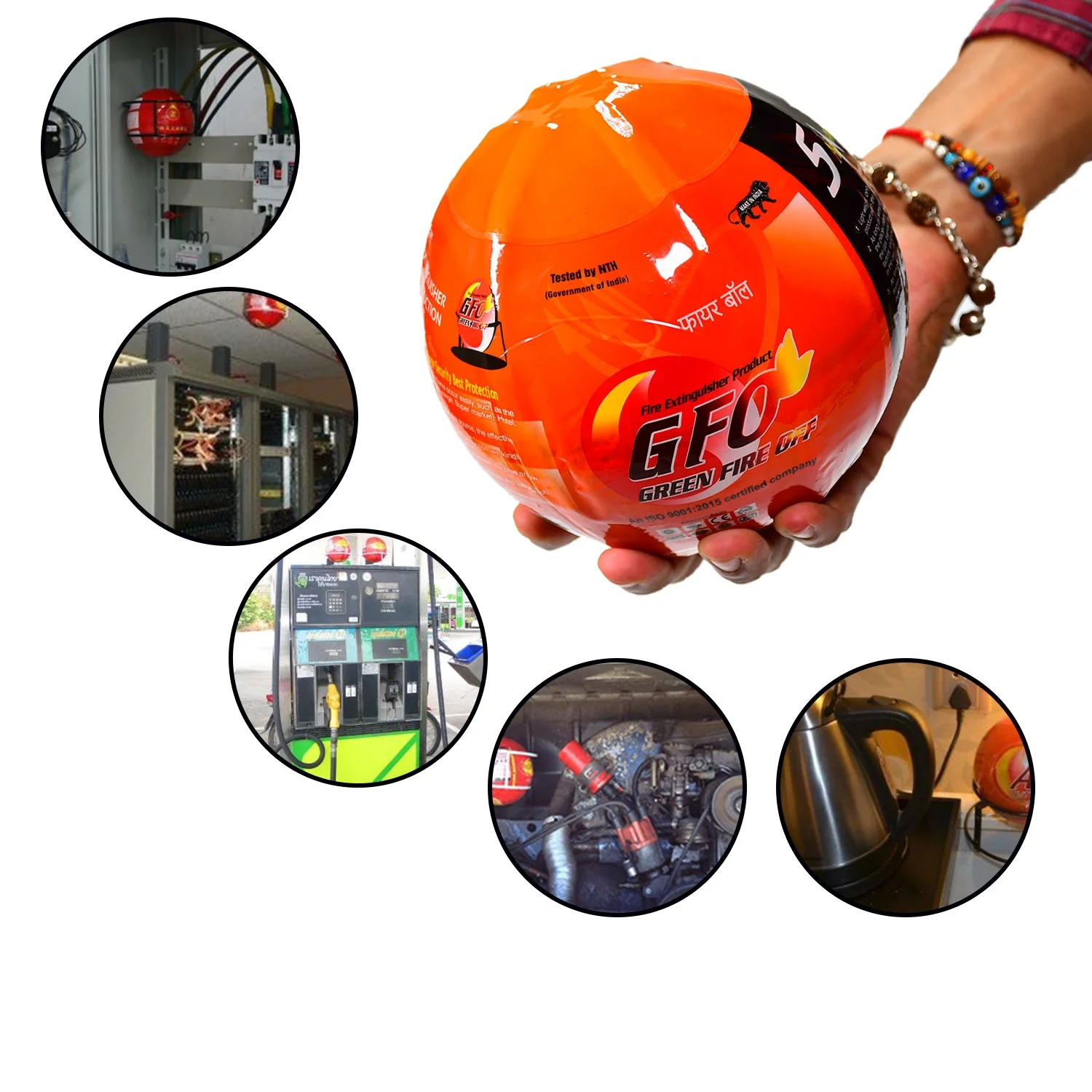 GFO (Green Fire Ball) Automatic Fire Safety Ball - Image 3