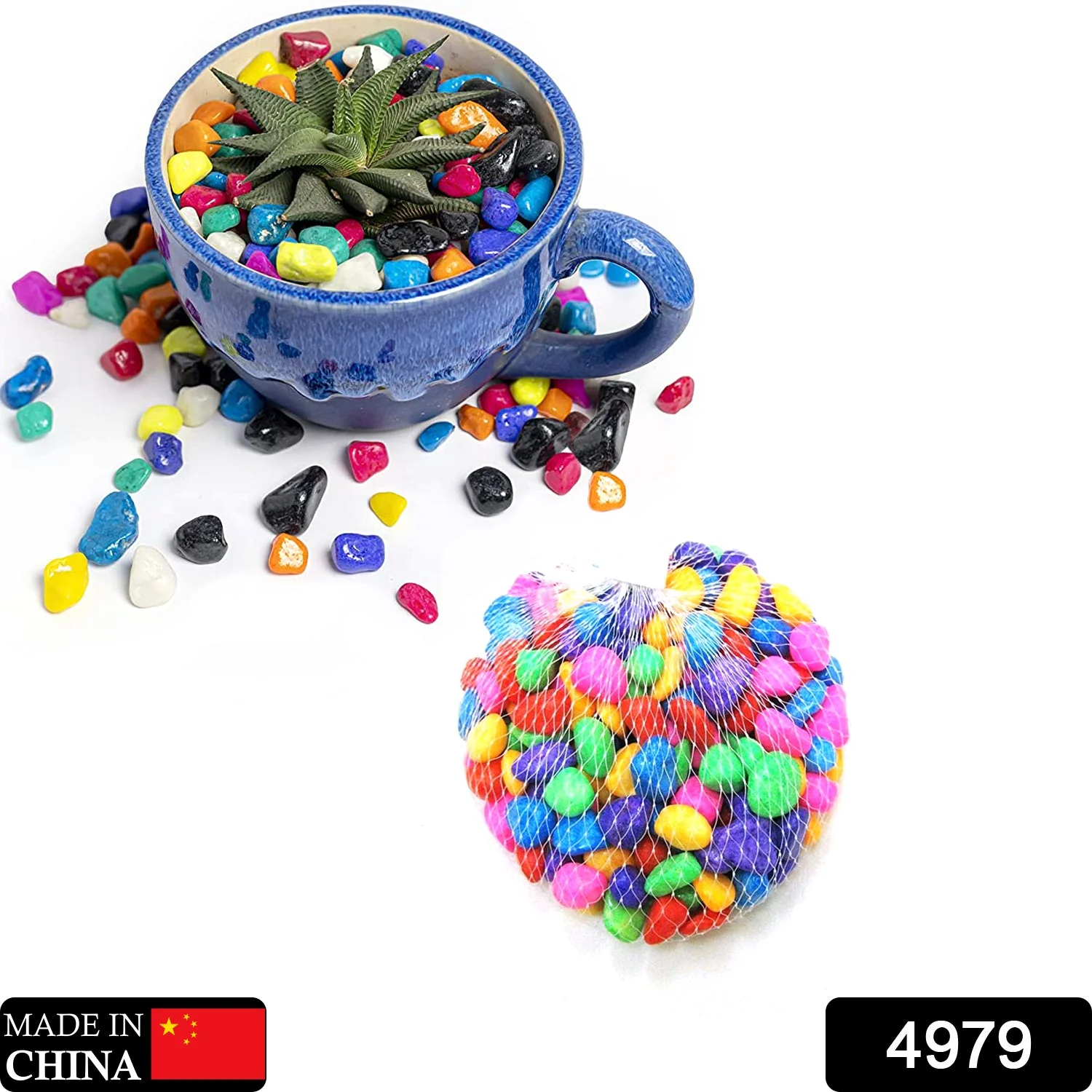 Decorative Stones and Pebbles for Garden, Vase Fillers Multicolor. - Image 5