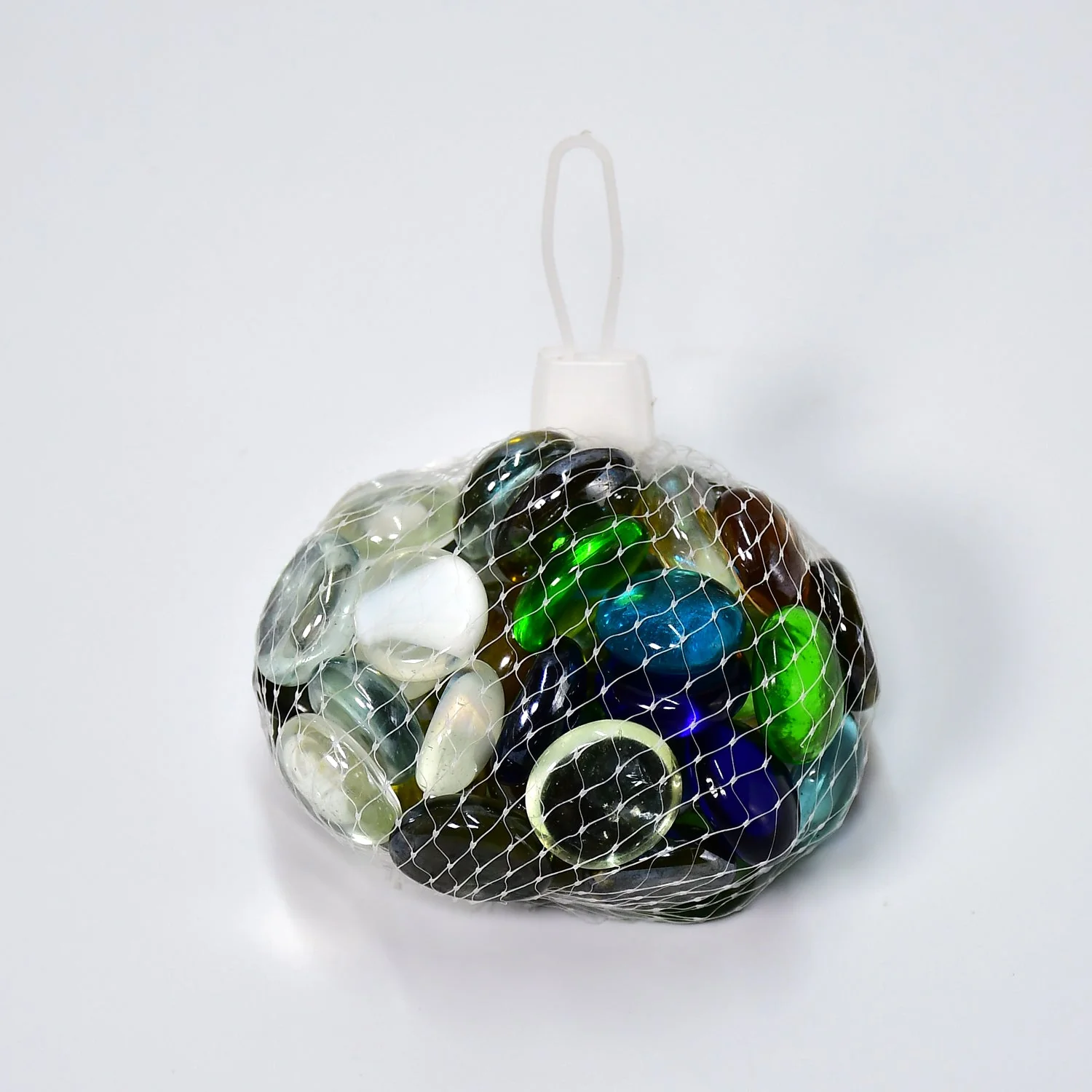 Glass Gem Stone, Flat Round Marbles Pebbles for Vase Fillers, Attractive pebbles for Aquarium Fish Tank. - Image 10