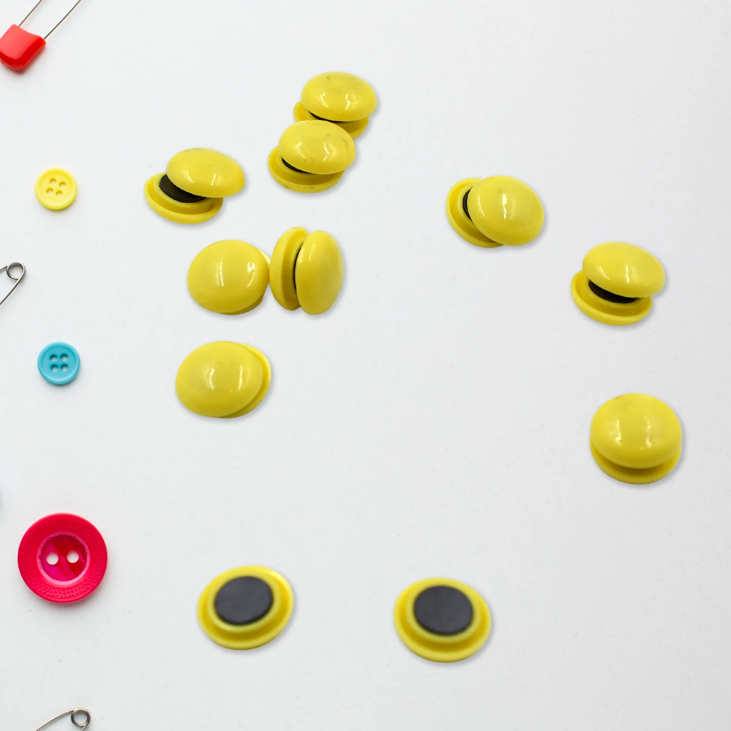 White Board Magnetic Particle Circle 2cm Color Magnetic Magnetic Buckle (Pack of 200pc) - Image 5