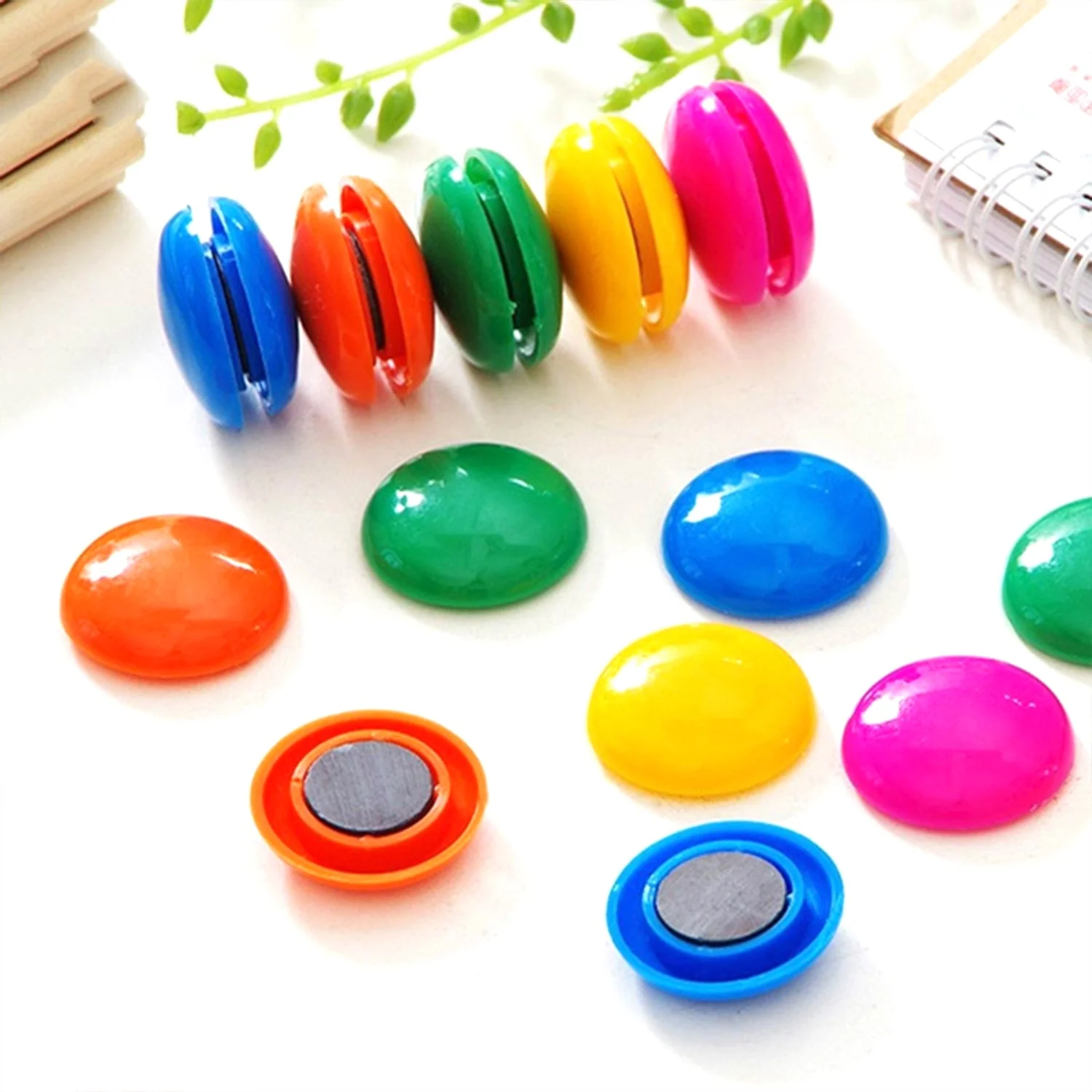 White Board Magnetic Particle Circle 2cm Color Magnetic Magnetic Buckle (Pack of 200pc) - Image 7