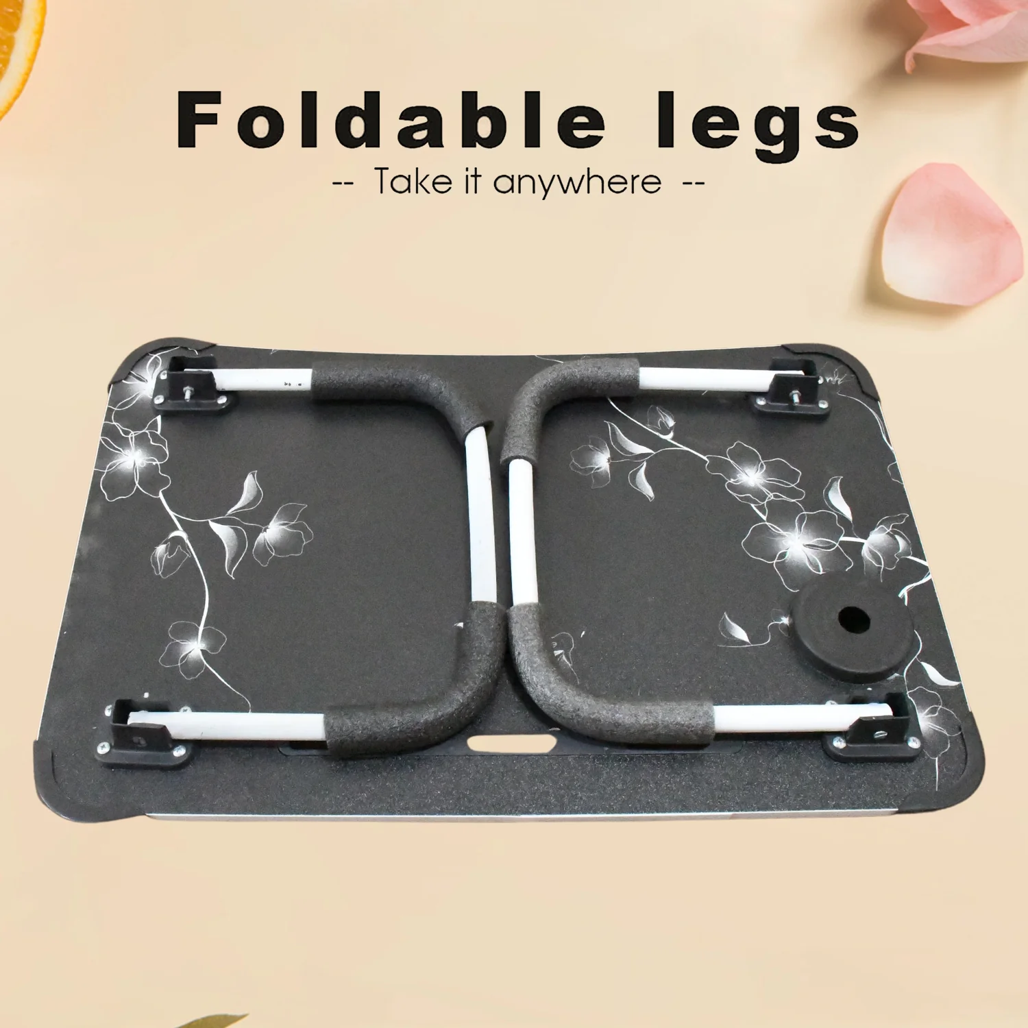 Laptop Table Foldable Portable Notebook Bed Lap Desk - Image 3