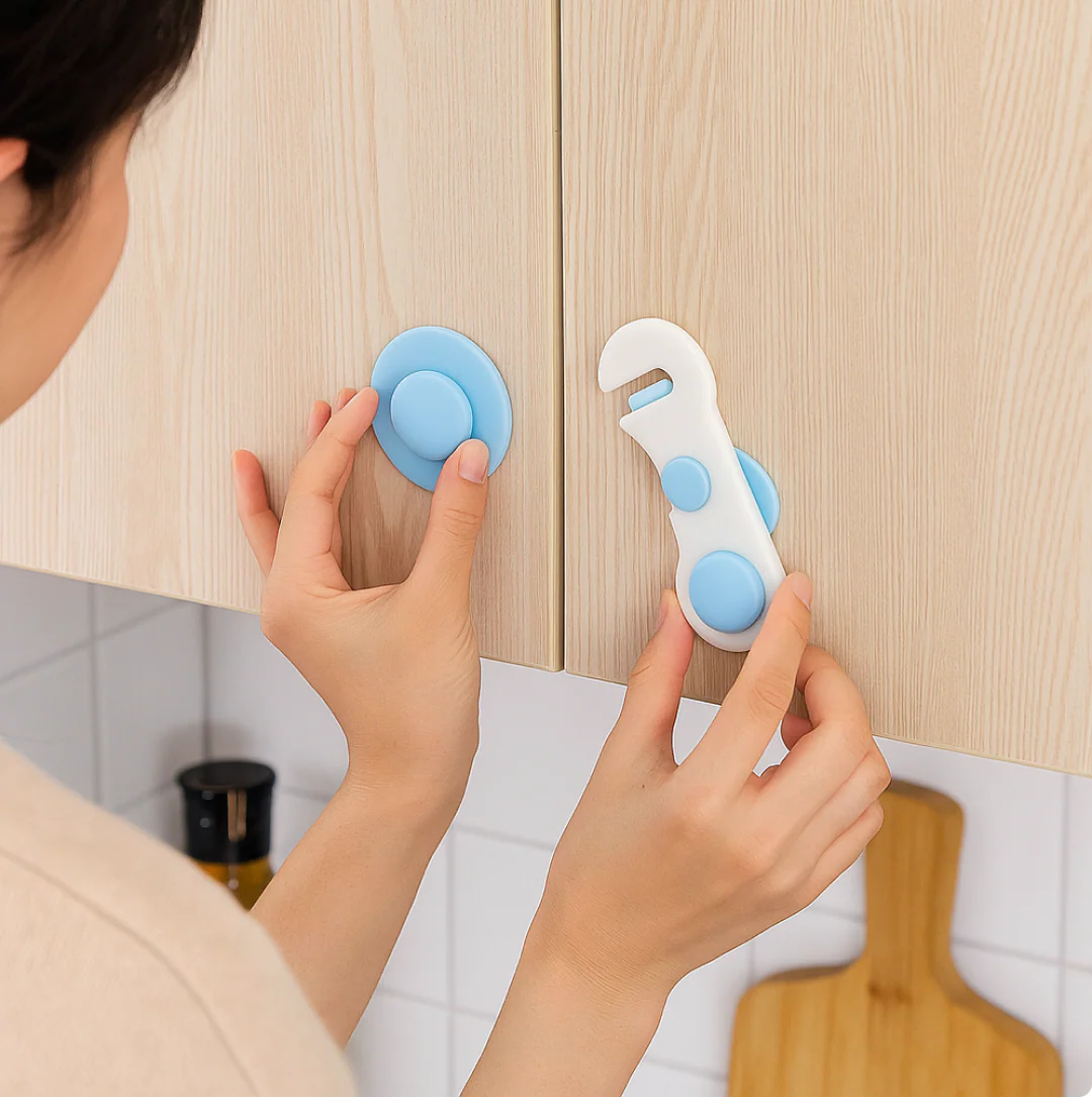 Child Safety lock  Proofing for Cabinet Toilet Seat Fridge Door Drawers ( 1 pc) - Image 3