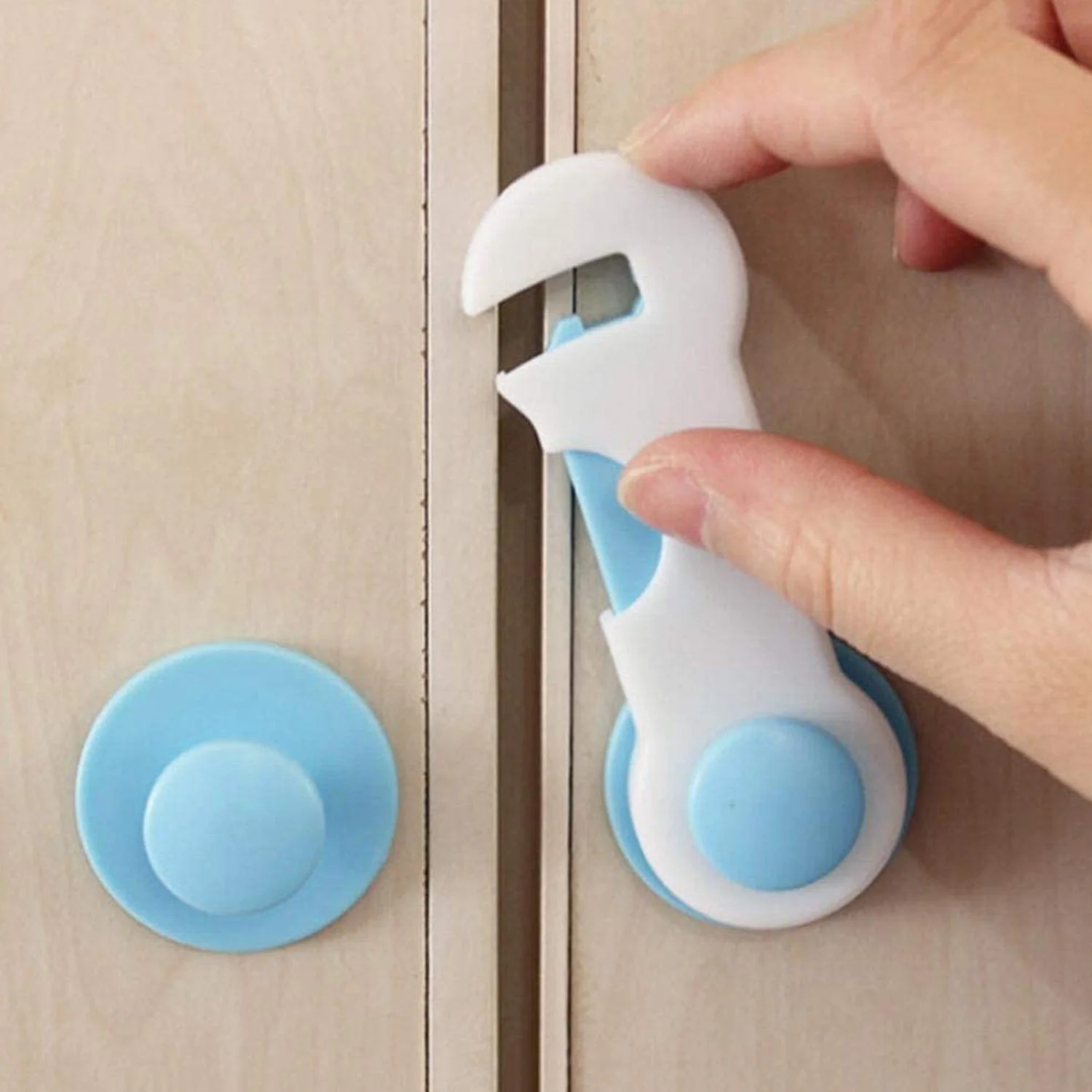 Child Safety lock  Proofing for Cabinet Toilet Seat Fridge Door Drawers ( 1 pc) - Image 9