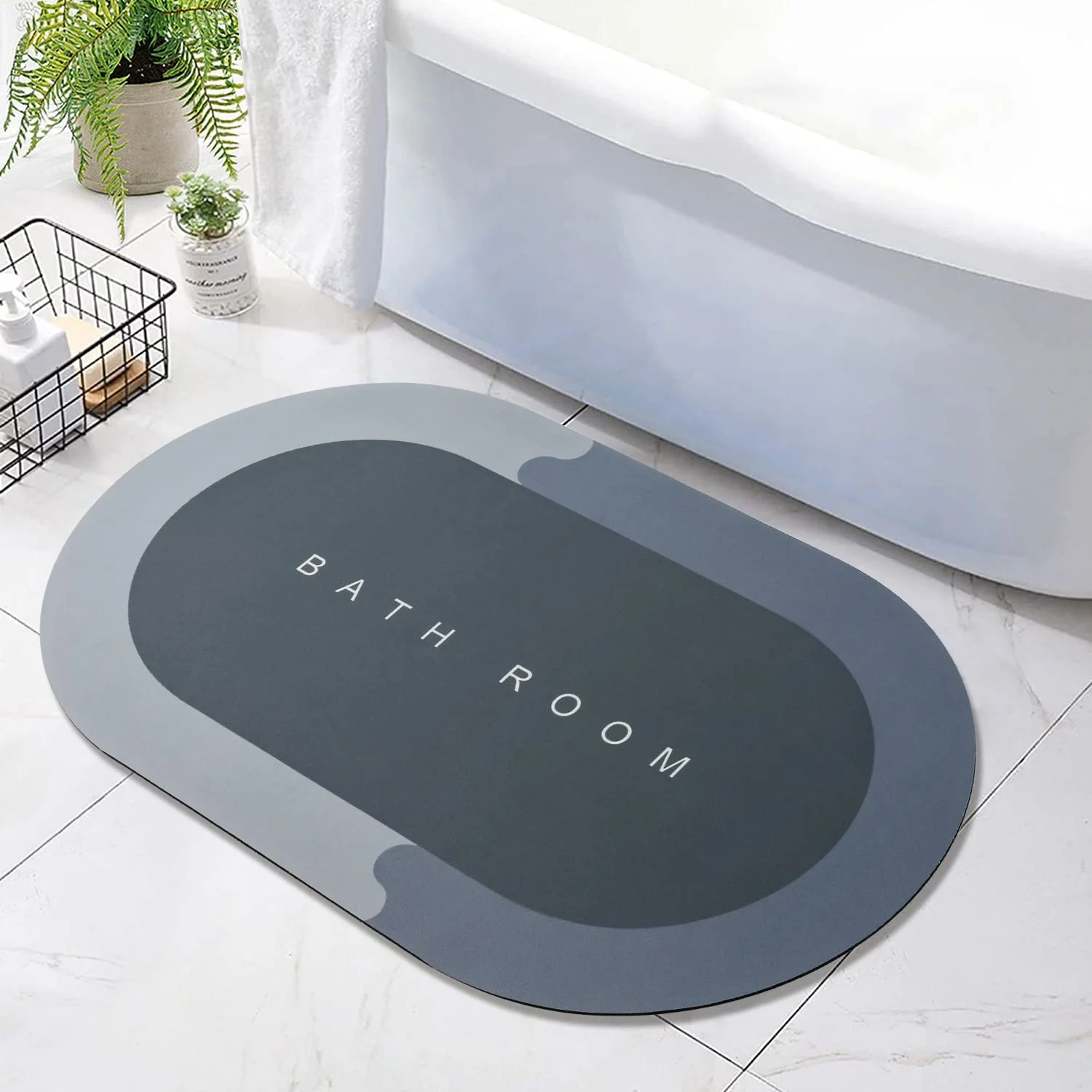 Floor Mat Bath Mat  Soft Quick Dry Barrier - Image 9