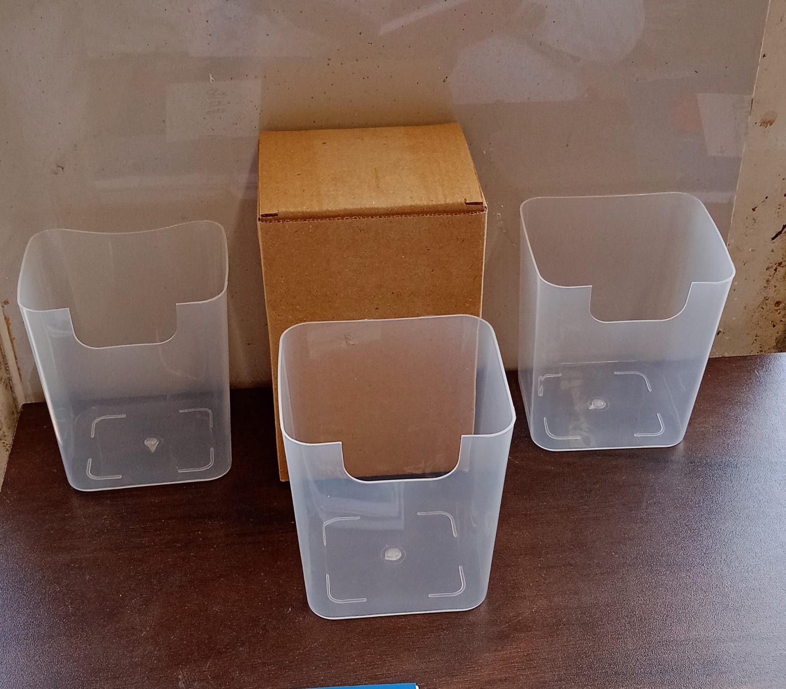 3 Pcs Clear Plastic Organizer Versatile Drawer Tray for Desk Makeup Bathroom Kitchen - Image 9