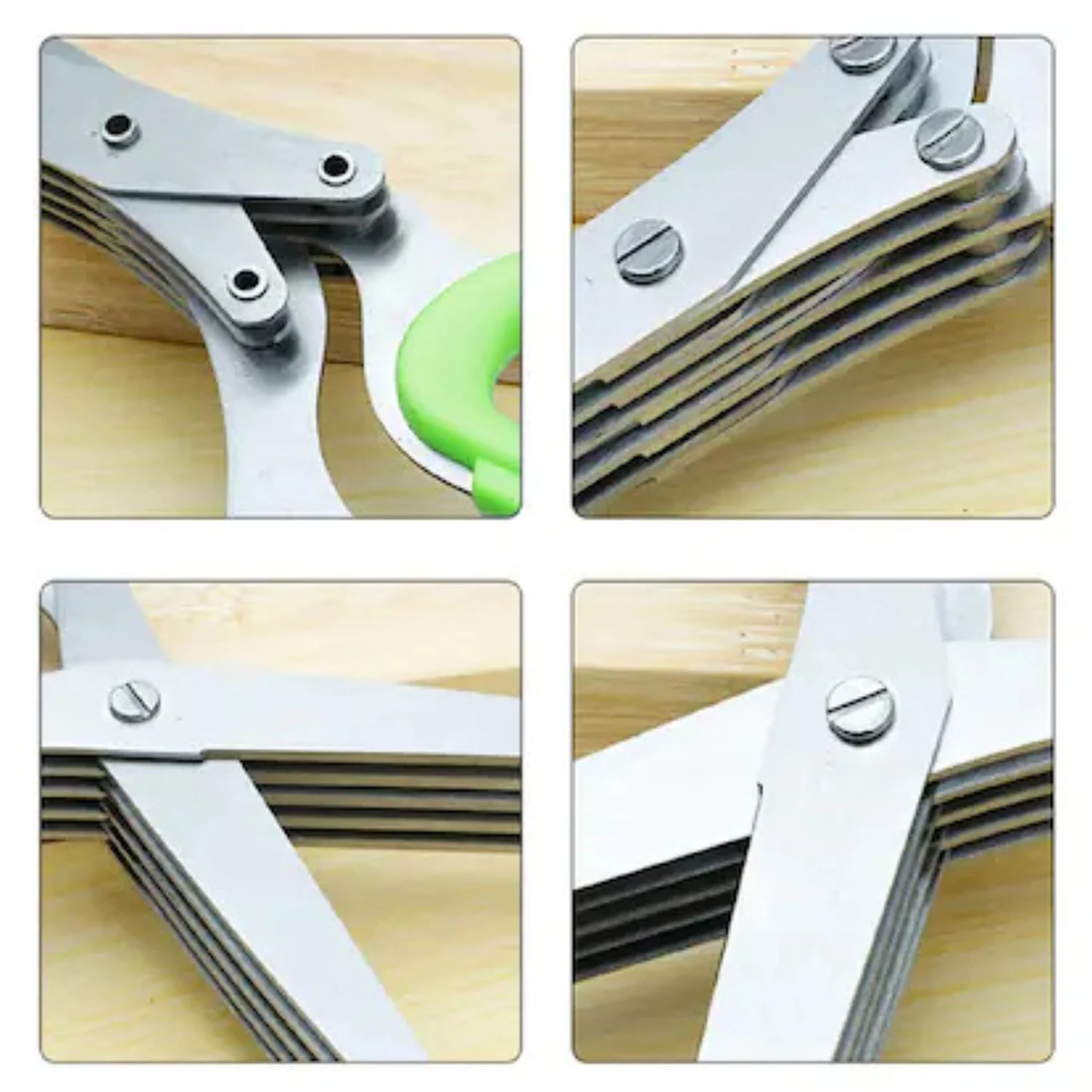 5-Blade Multipurpose Herb Scissors - Image 3