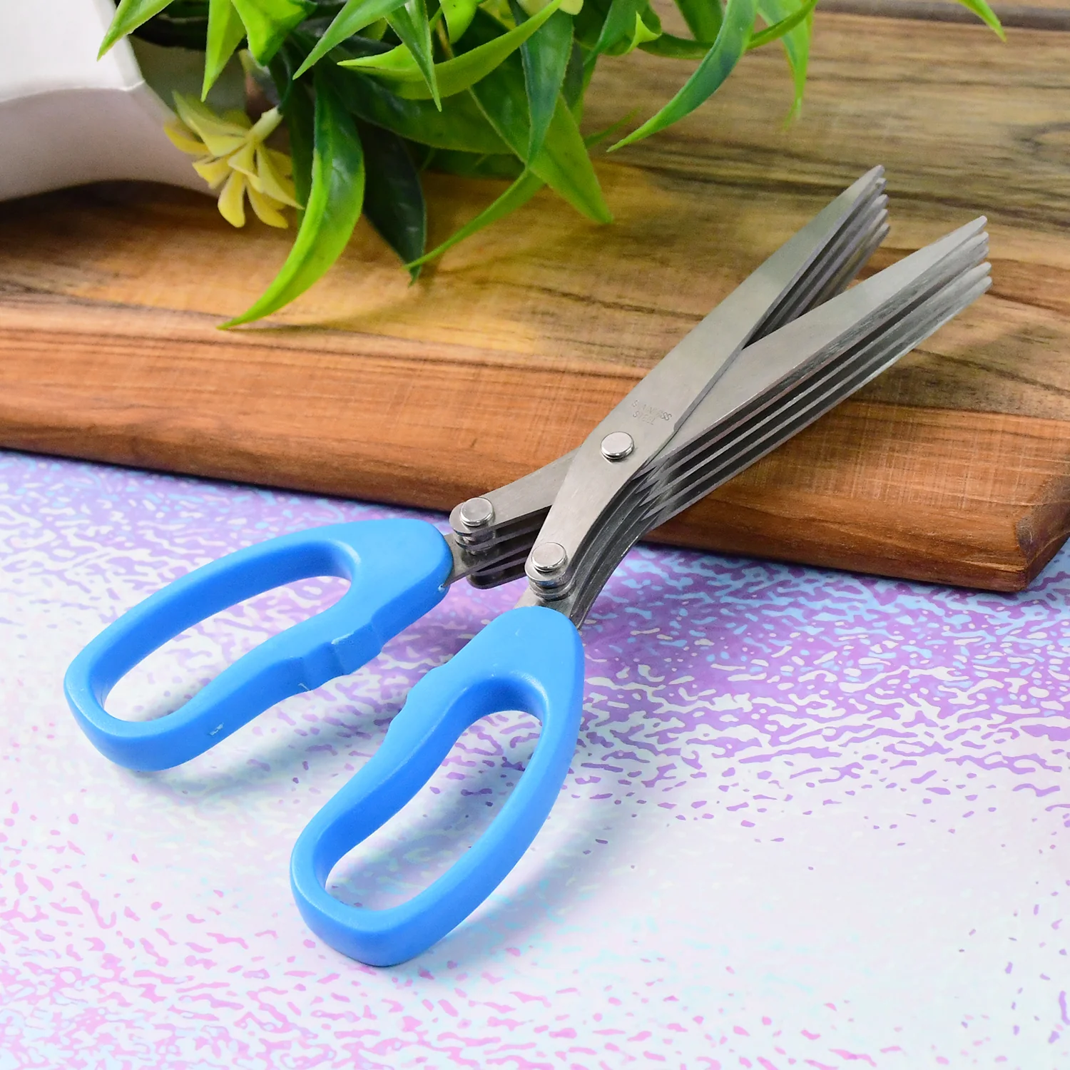 5-Blade Multipurpose Herb Scissors - Image 4