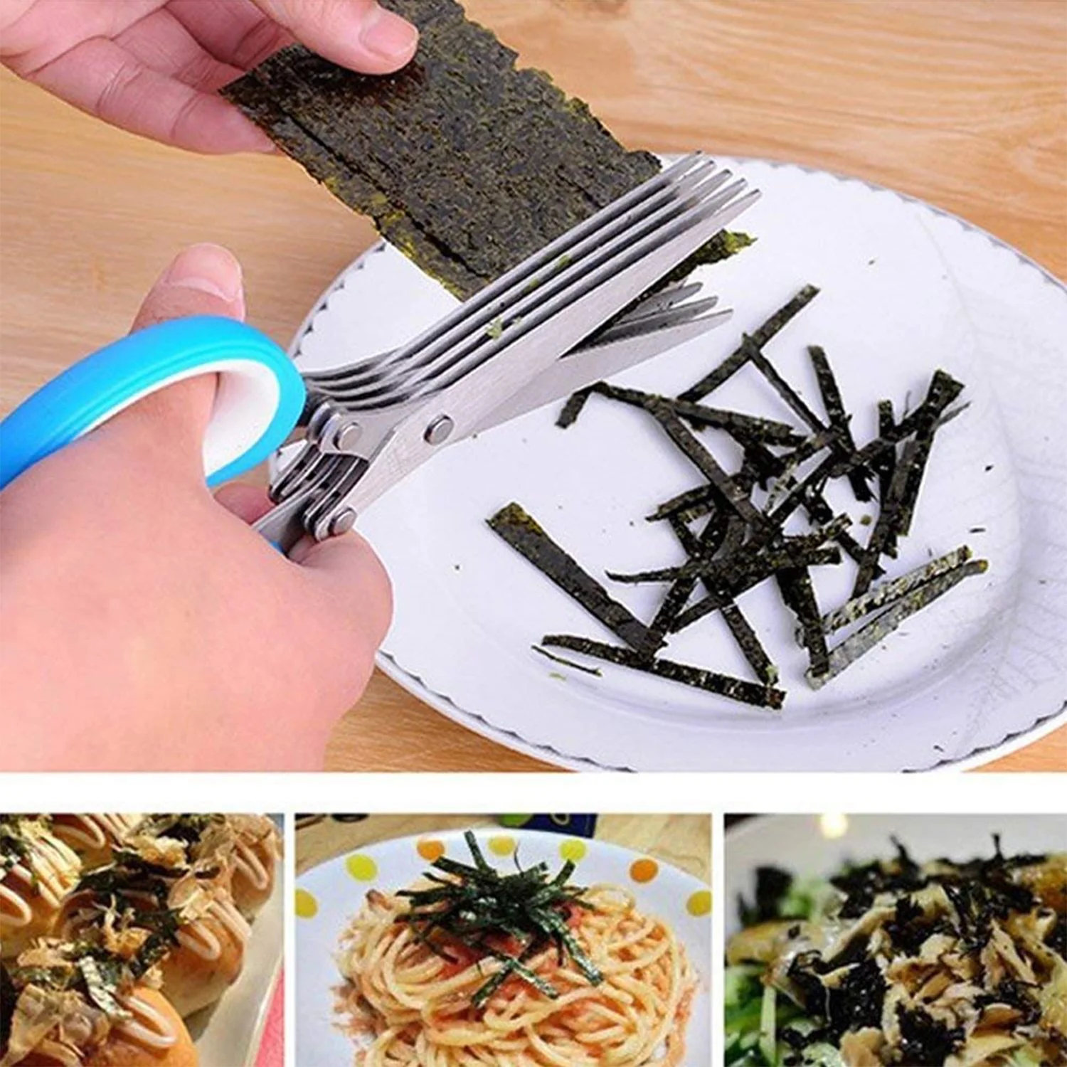 5-Blade Multipurpose Herb Scissors - Image 6