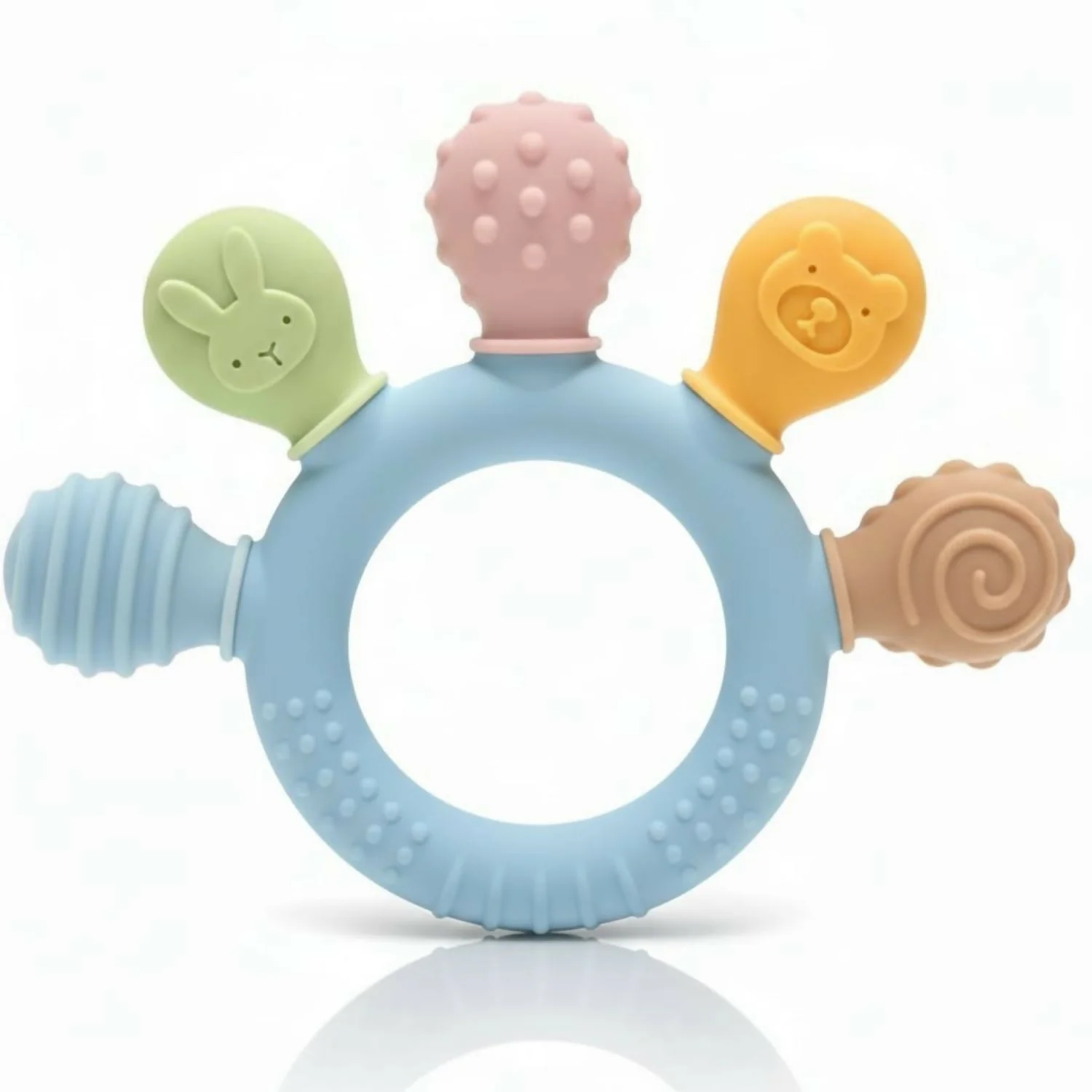 5 finger baby hand silicone teether - Image 3