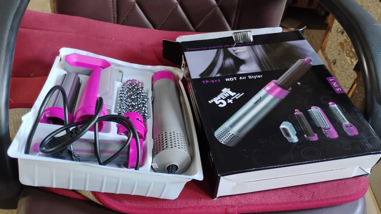 5 In 1 Hair Dryer Brush, Multifunctional Hot Air Styler Hair Tools - Image 8
