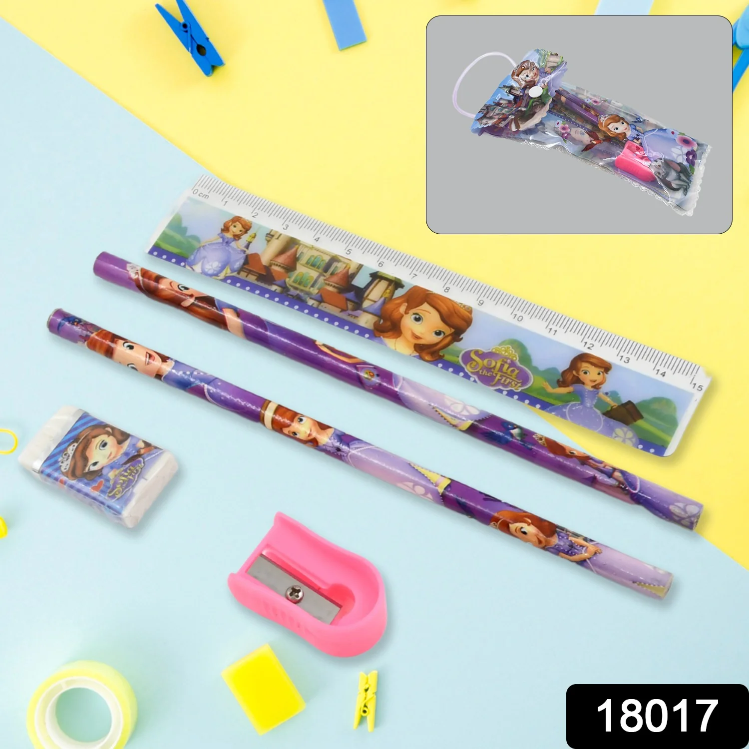 5 in 1 Mix Stationery Gift Set for Kids,  School, Office Product Gift (5 Pcs Set) - Image 2