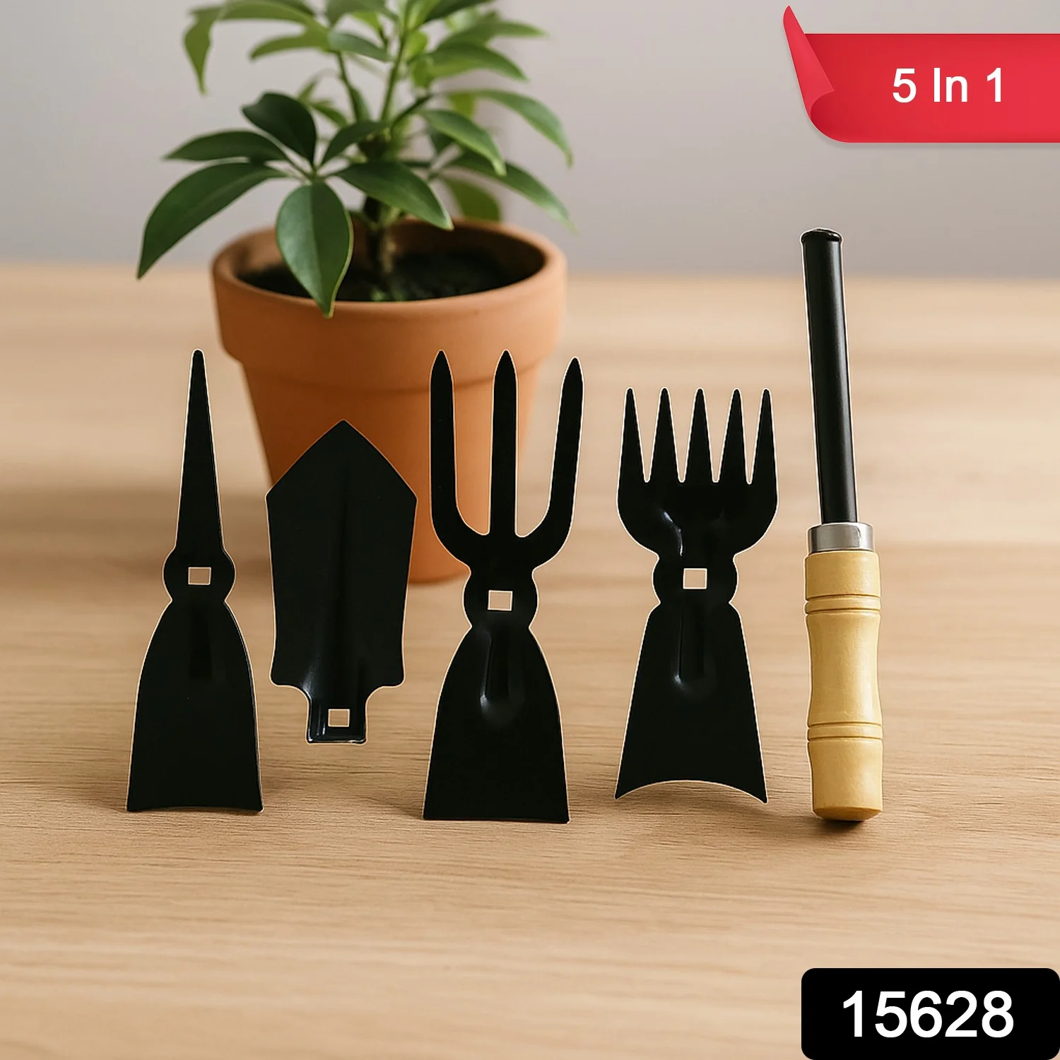 5 in 1 Multipurpose Gardening Hand Tool Set - Image 2