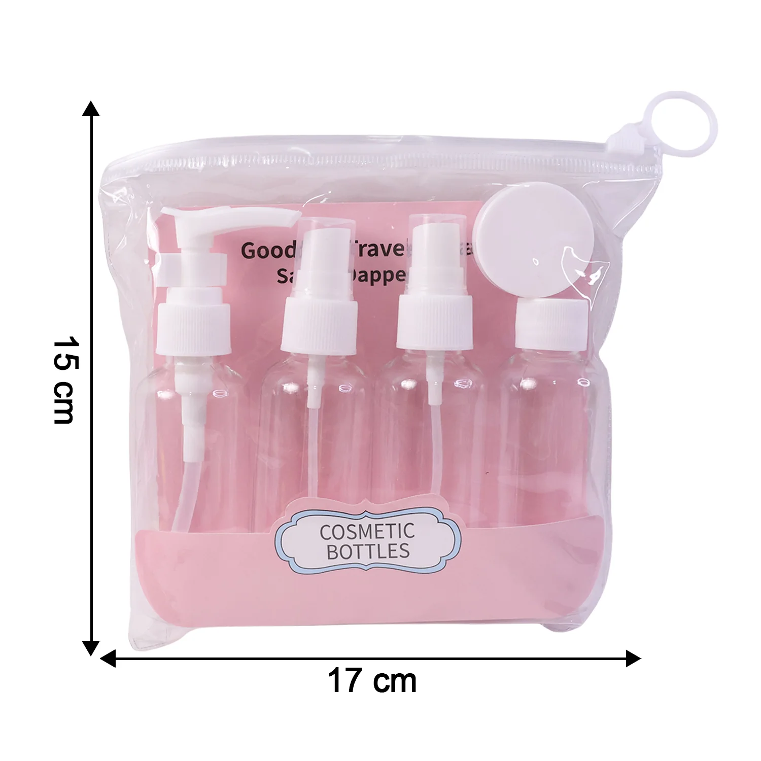 5-in-1 Refillable Travel Cosmetic Bottle Set - Image 6
