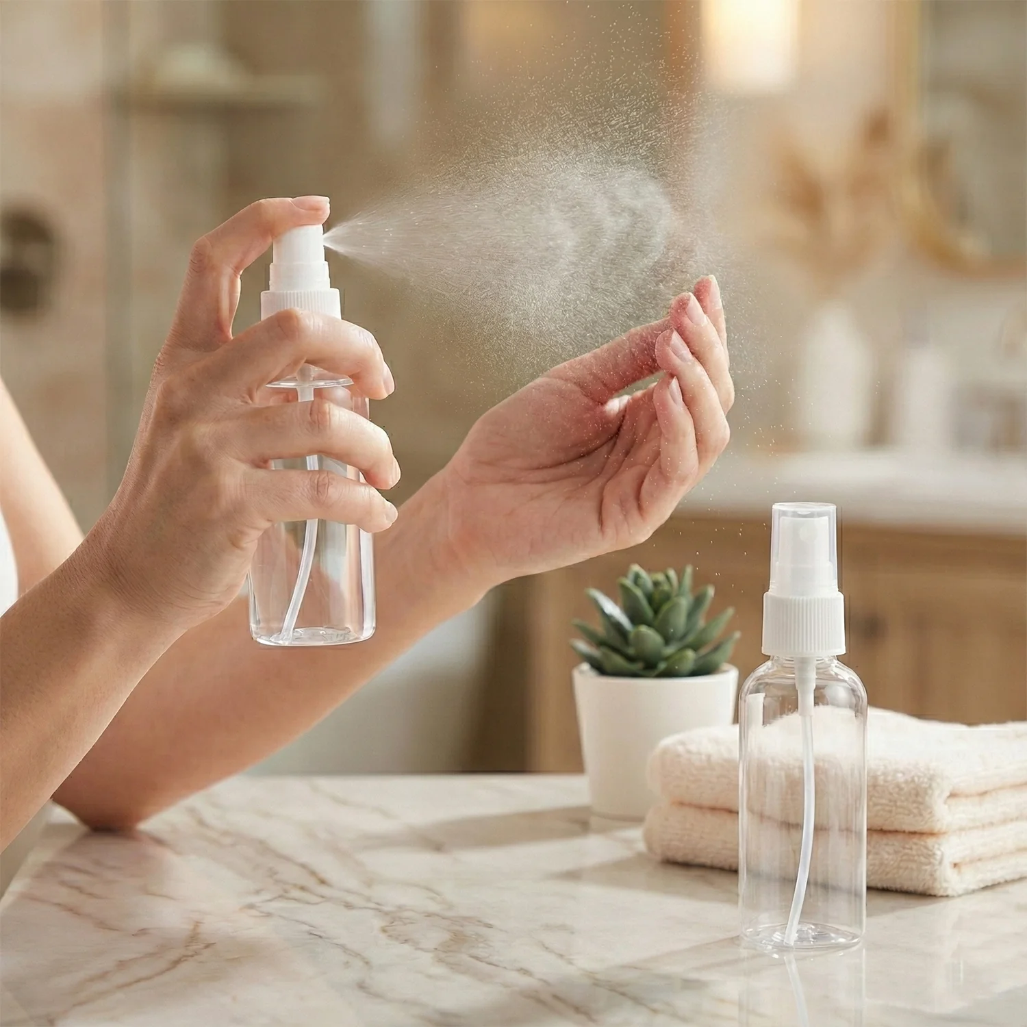 5-in-1 Refillable Travel Cosmetic Bottle Set - Image 7