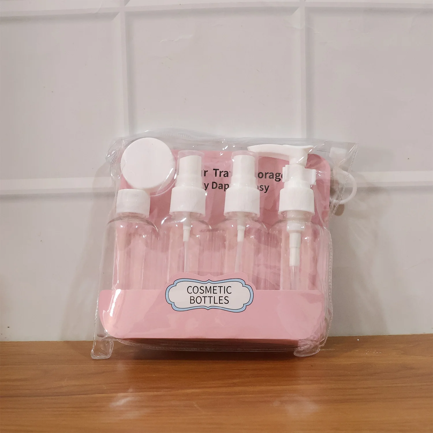 5-in-1 Refillable Travel Cosmetic Bottle Set - Image 8