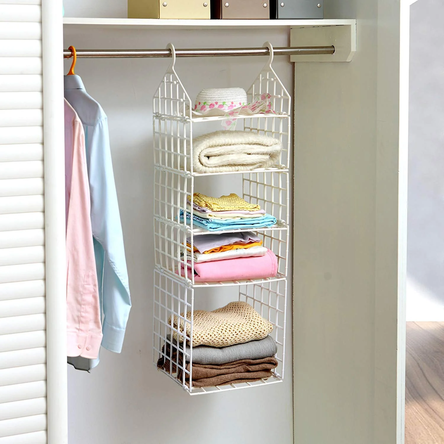 MULTIPURPOSE 5 LAYER FOLDING CLOTHES STORAGE RACKS - Image 3