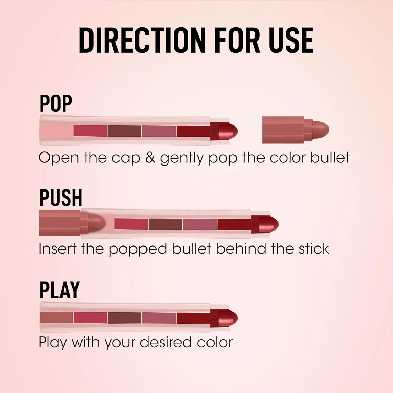 OG Beauty 5-in1 Sensational Lipstick (7.5 GM) - Image 3