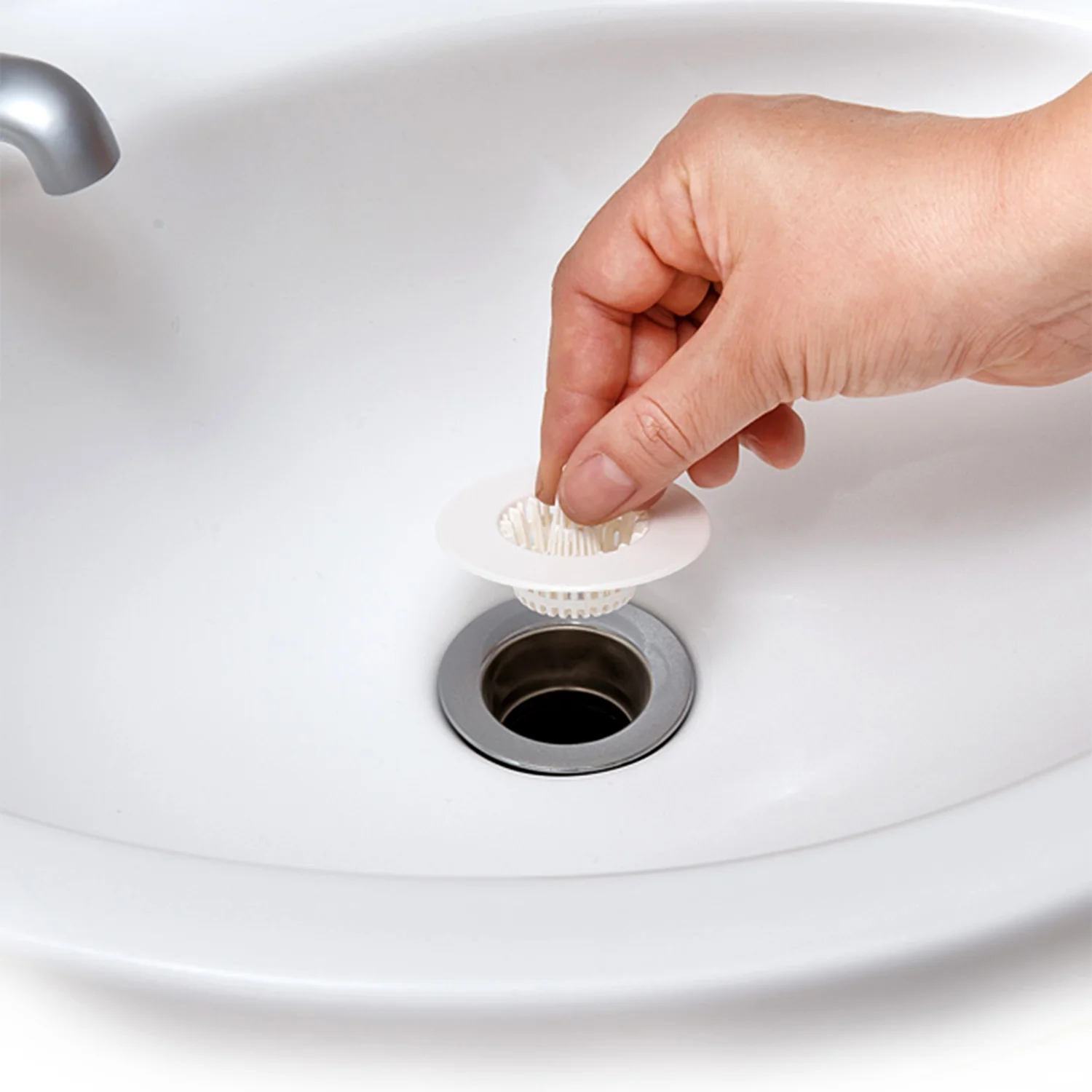 5 Pcs Multipurpose Sink Drain Hair Catcher & Strainer Filter (30~45 mm) - Image 3