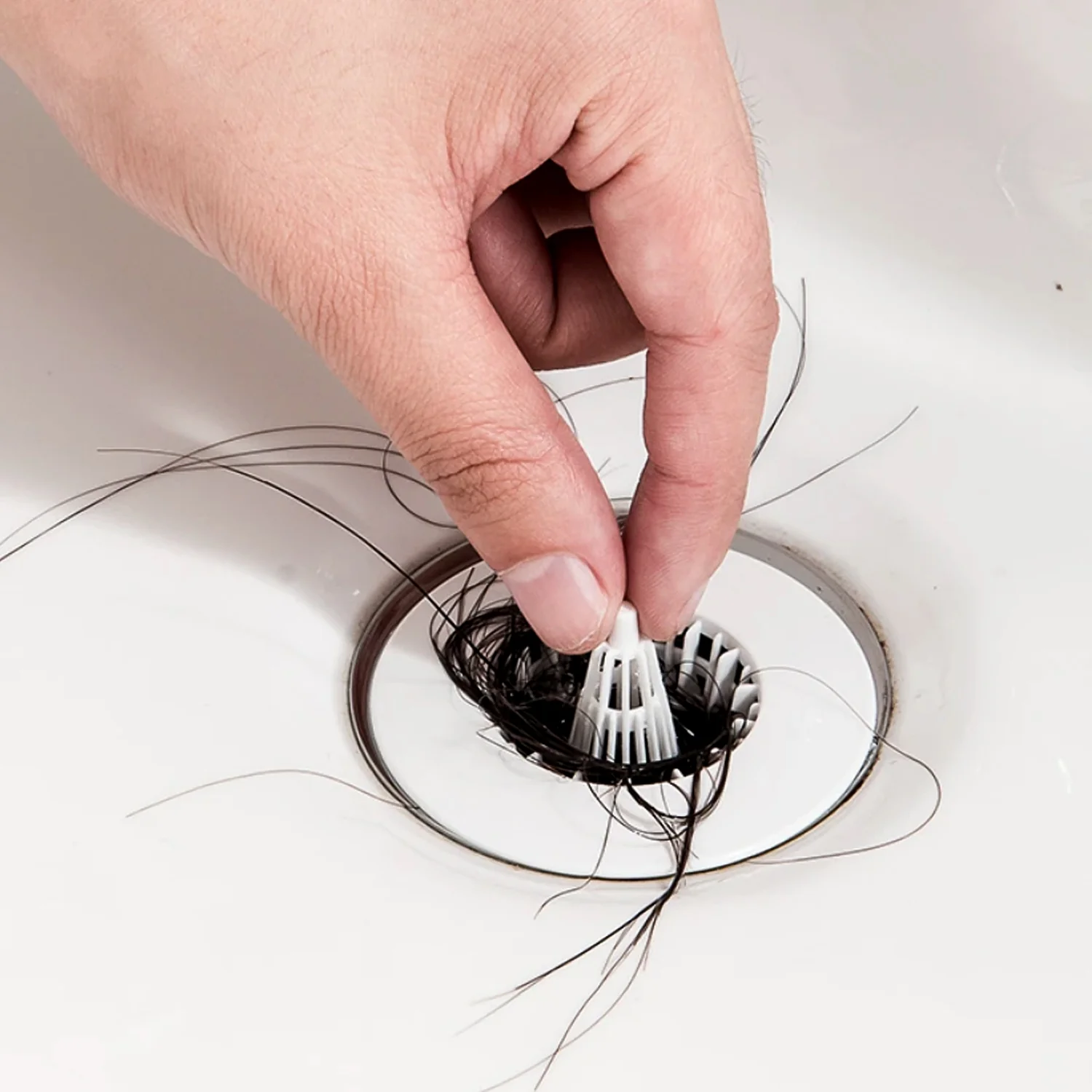 5 Pcs Multipurpose Sink Drain Hair Catcher & Strainer Filter (30~45 mm) - Image 4