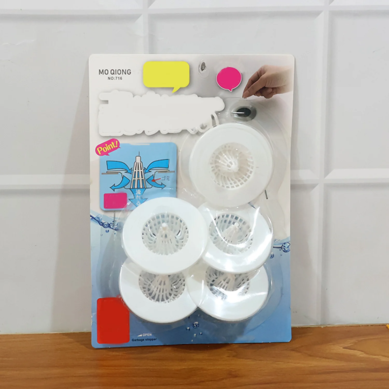 5 Pcs Multipurpose Sink Drain Hair Catcher & Strainer Filter (30~45 mm) - Image 9