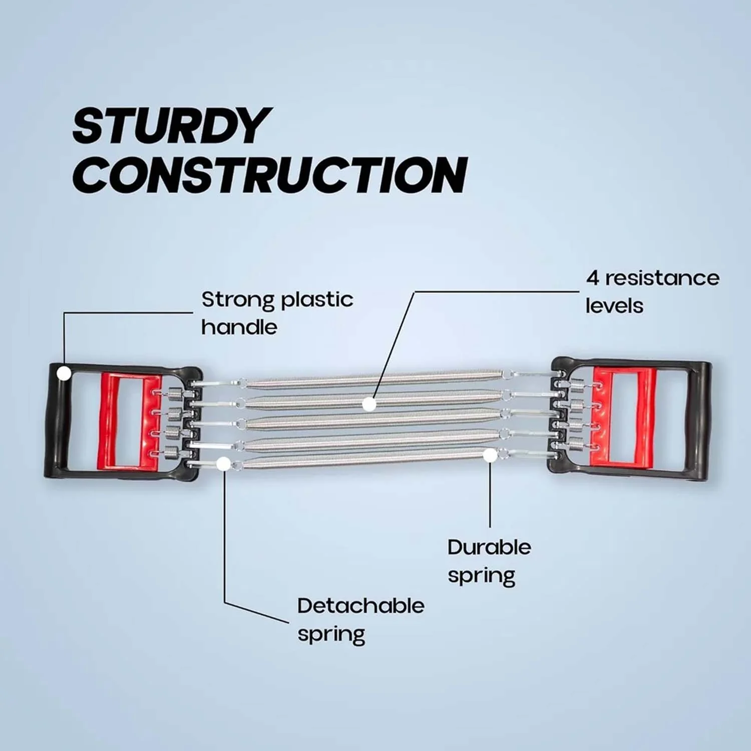 5-Spring Chest Expander for Home Workout - Image 7
