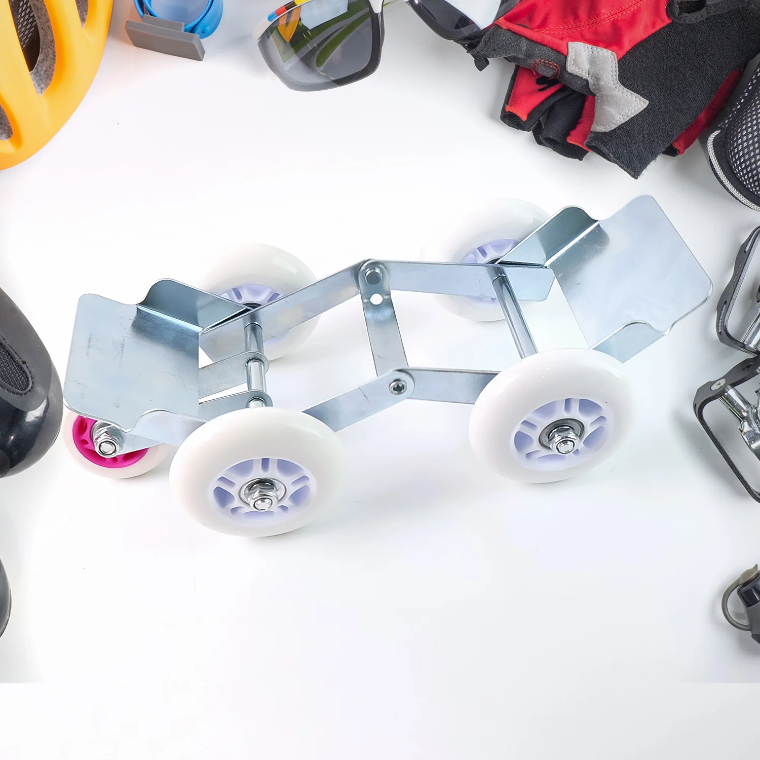 5-Wheel Emergency Bike Wheel Puller Trolley (1 Pc) - Image 6