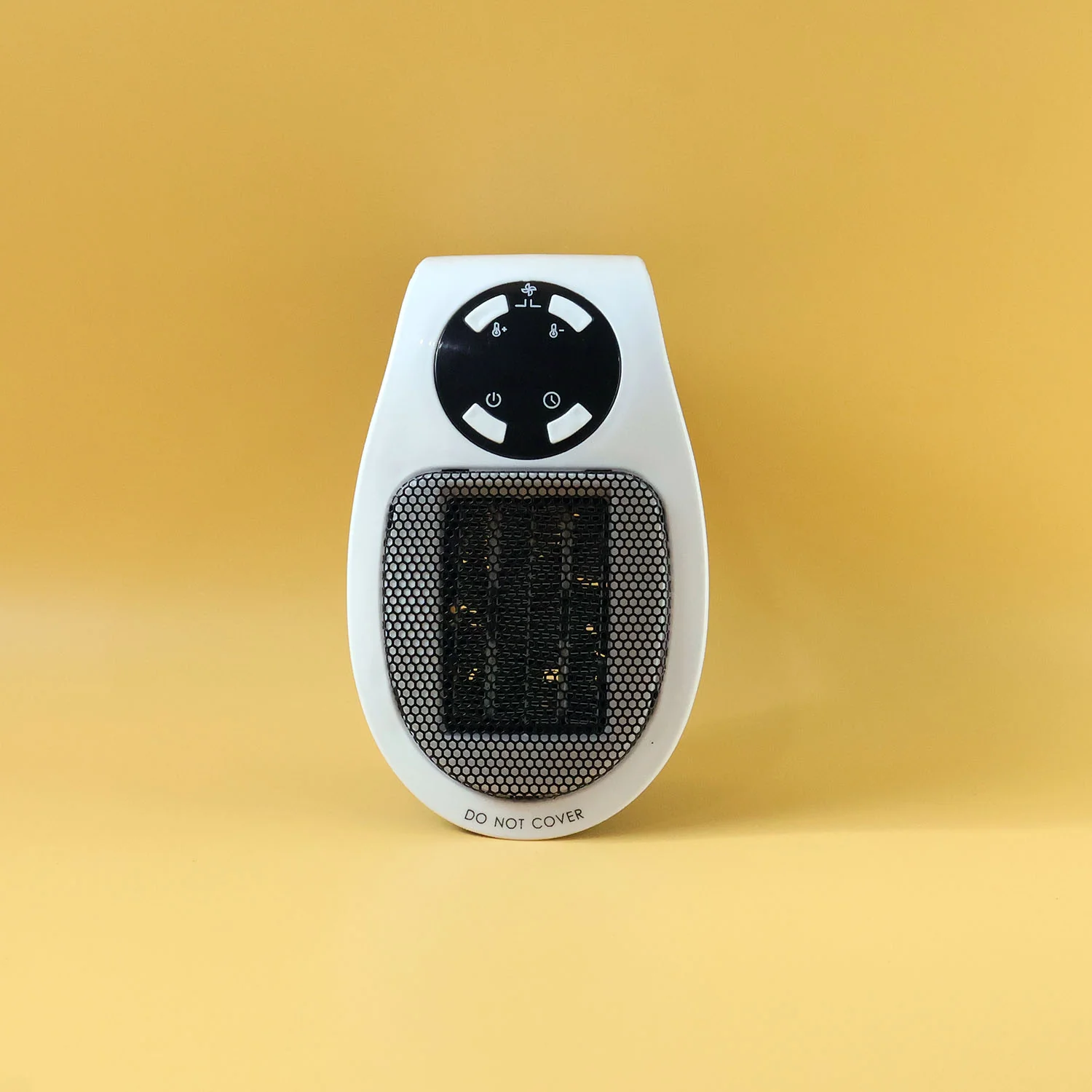 500W Portable Wall Plug Room Heater Compact Electric Space Heater - Image 3
