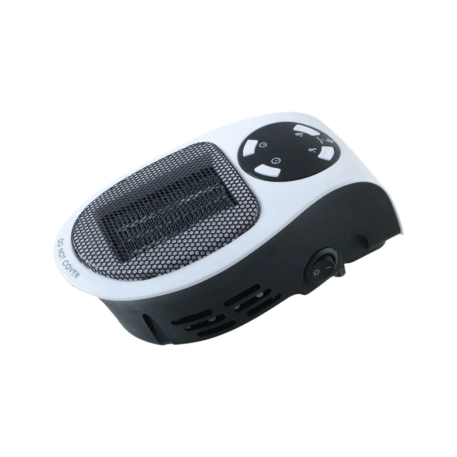 500W Portable Wall Plug Room Heater Compact Electric Space Heater - Image 4