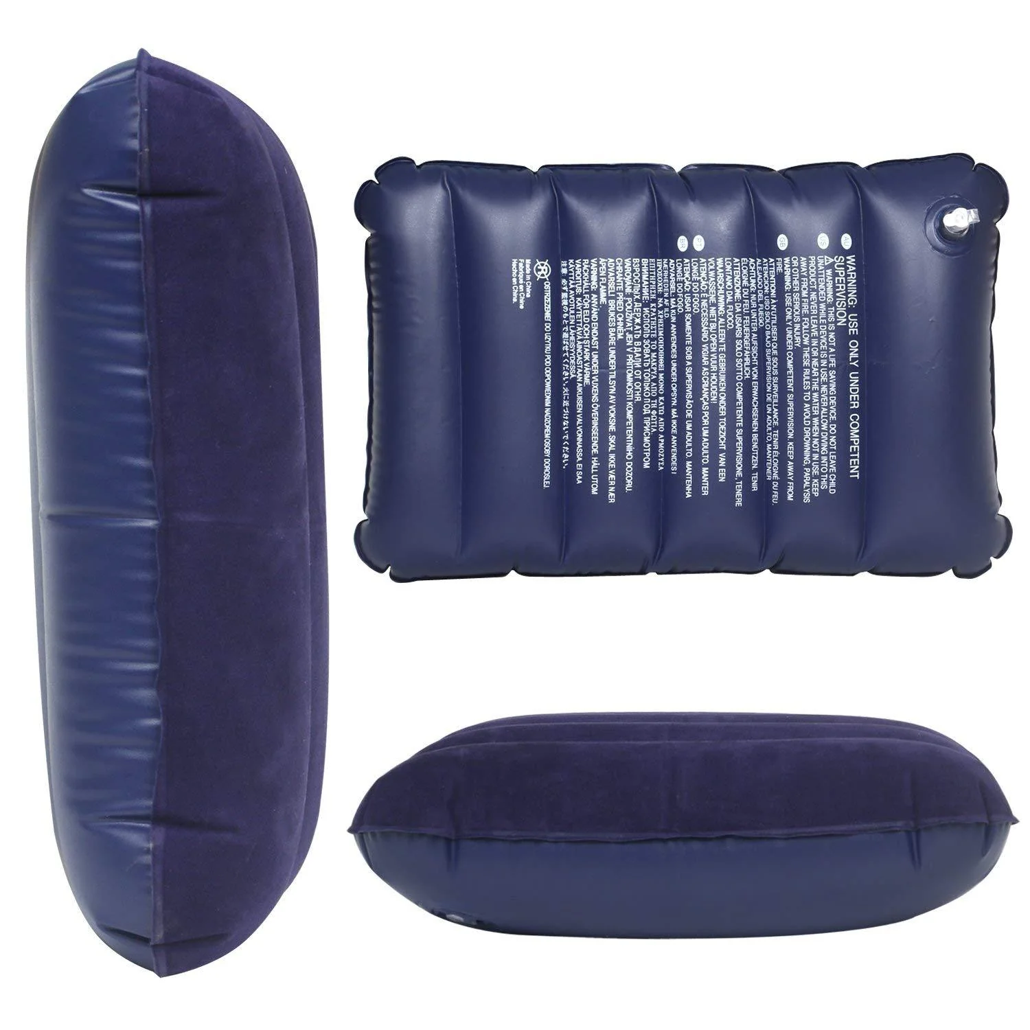 Velvet Air Inflatable Travel Pillow (Blue) - Image 10