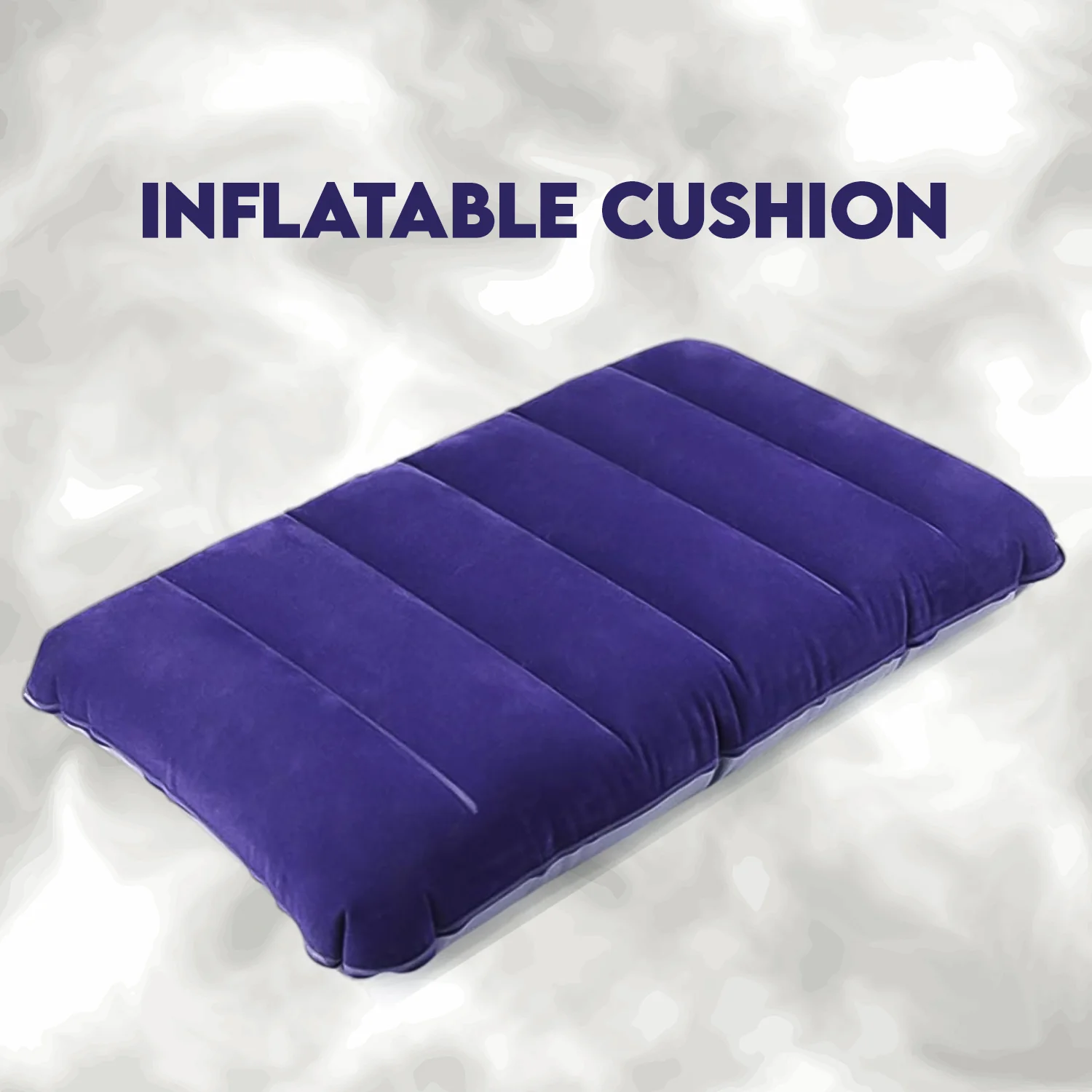 Velvet Air Inflatable Travel Pillow (Blue) - Image 3