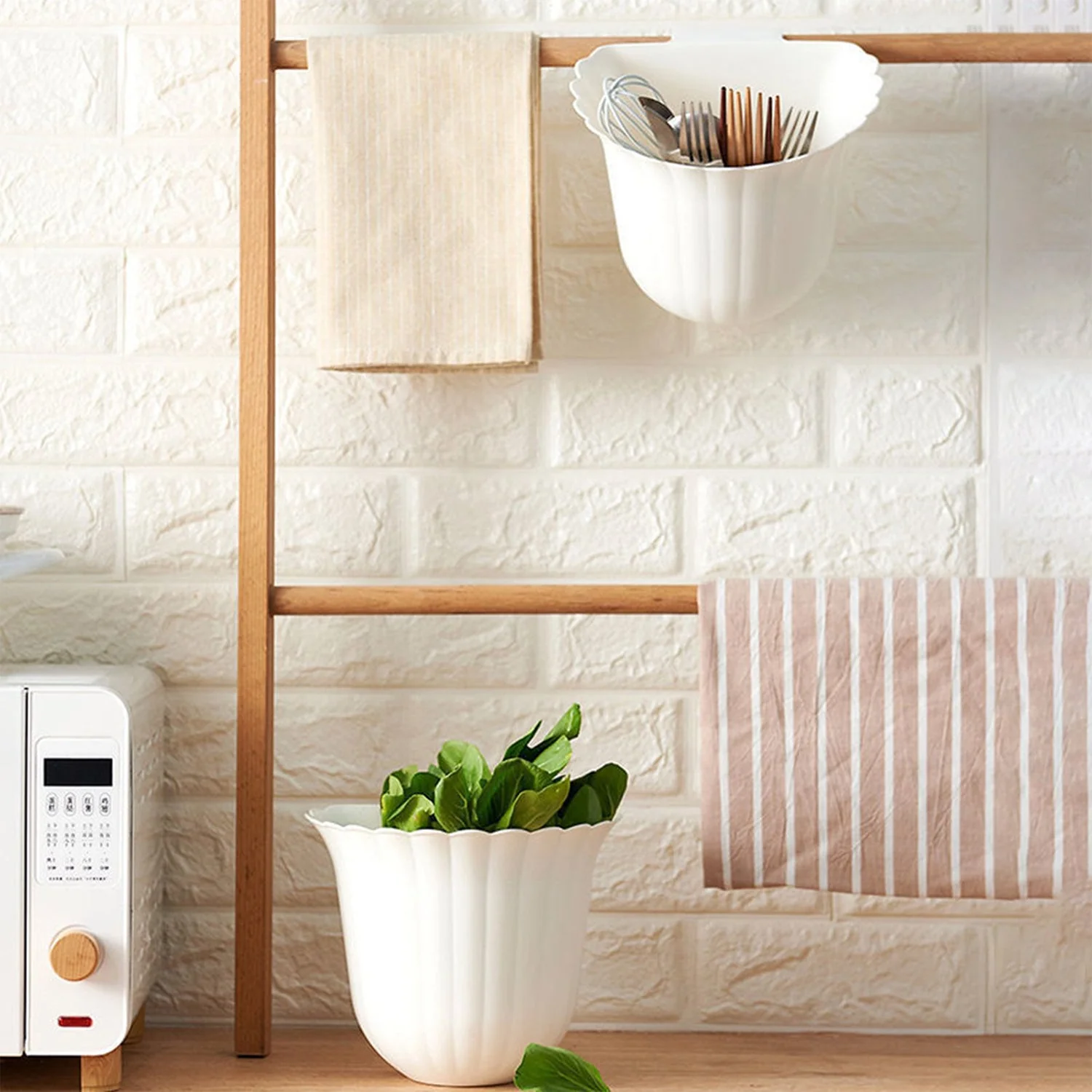 Mounted Multifunction Waste Bin Storage Bucket Hanging Trash Can (MOQ :- 3 Pc) - Image 3