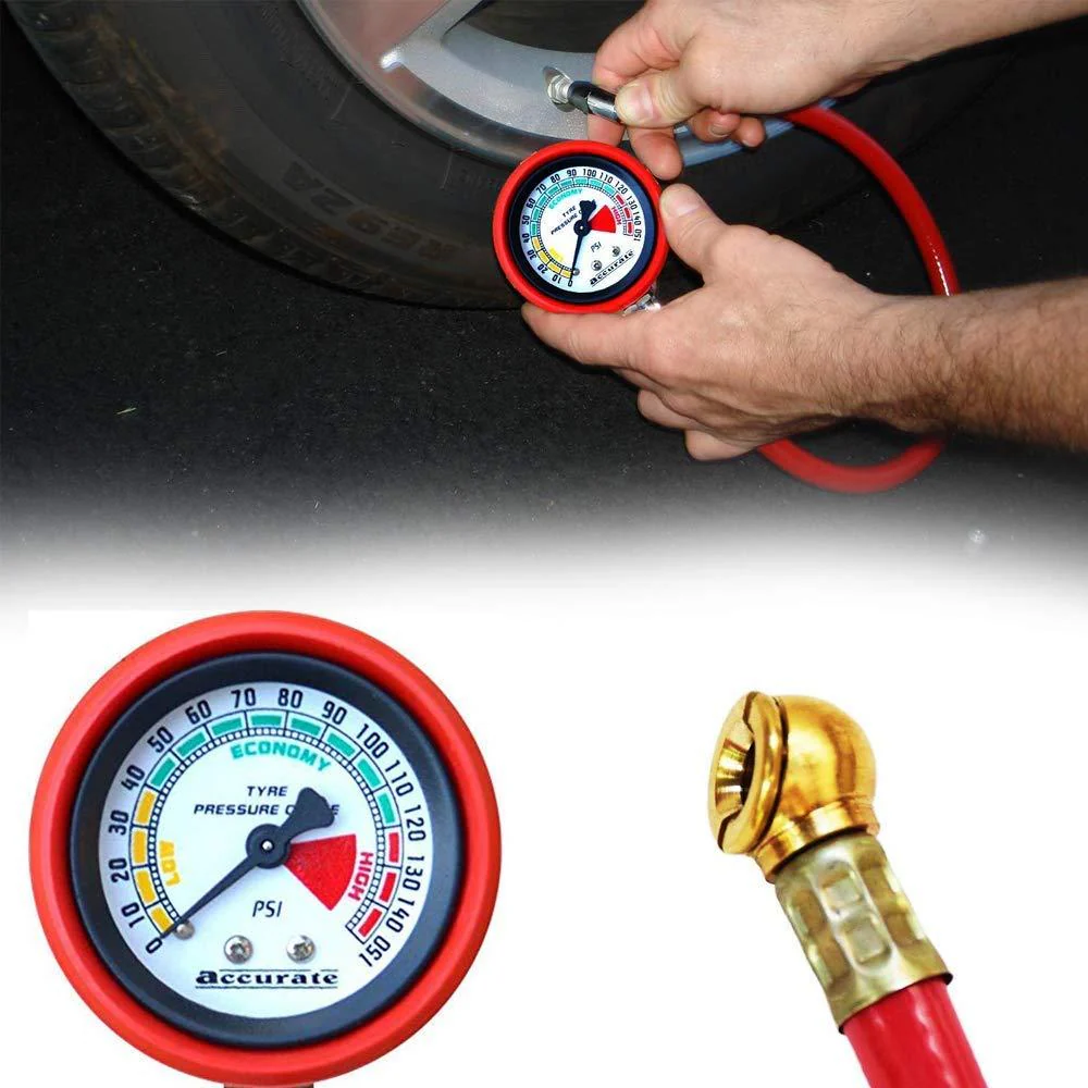 Heavy Duty Tire Inflator Gauge Air Compressor Accessories - Image 7