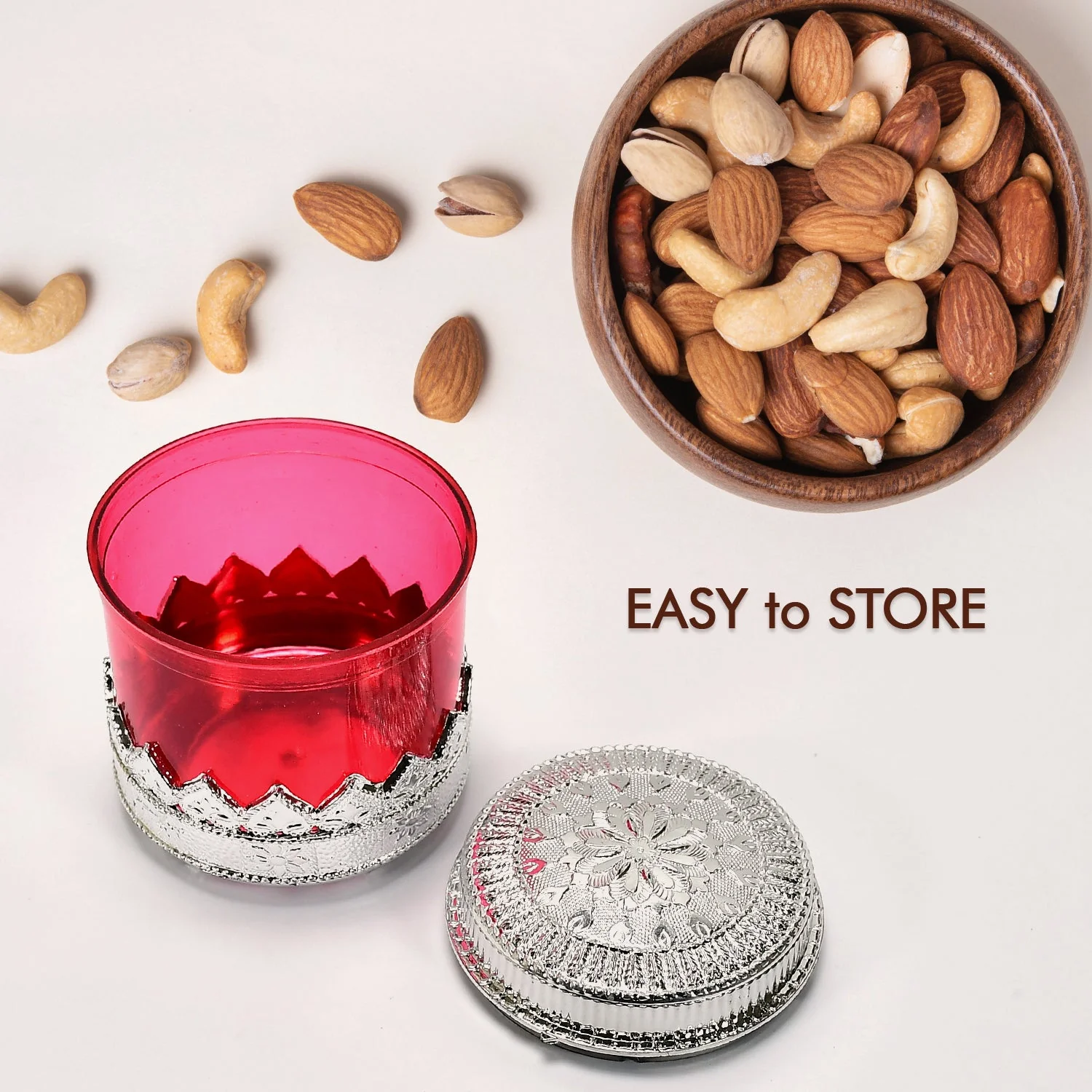 Diamond Design Dry Fruit Storage Box - Image 5