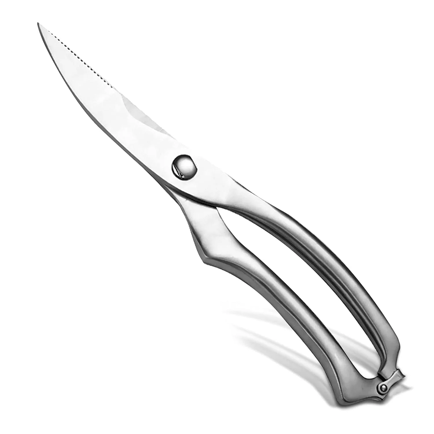 Heavy Duty Stainless Steel Poultry Shears, Premium Ultra Sharp Spring-Loaded Kitchen - Image 4