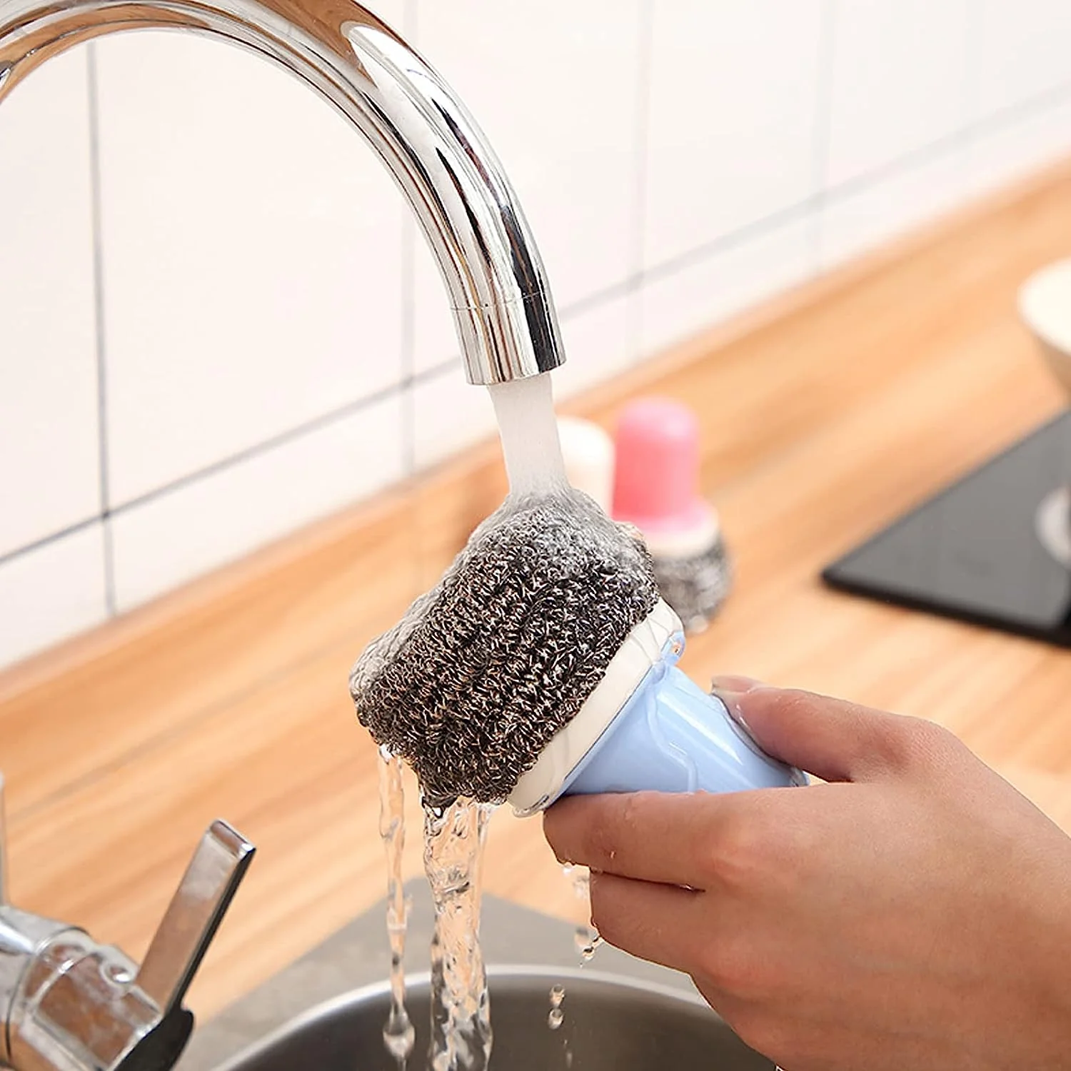Dish Brush Multifunctional Palm Brush - Image 5