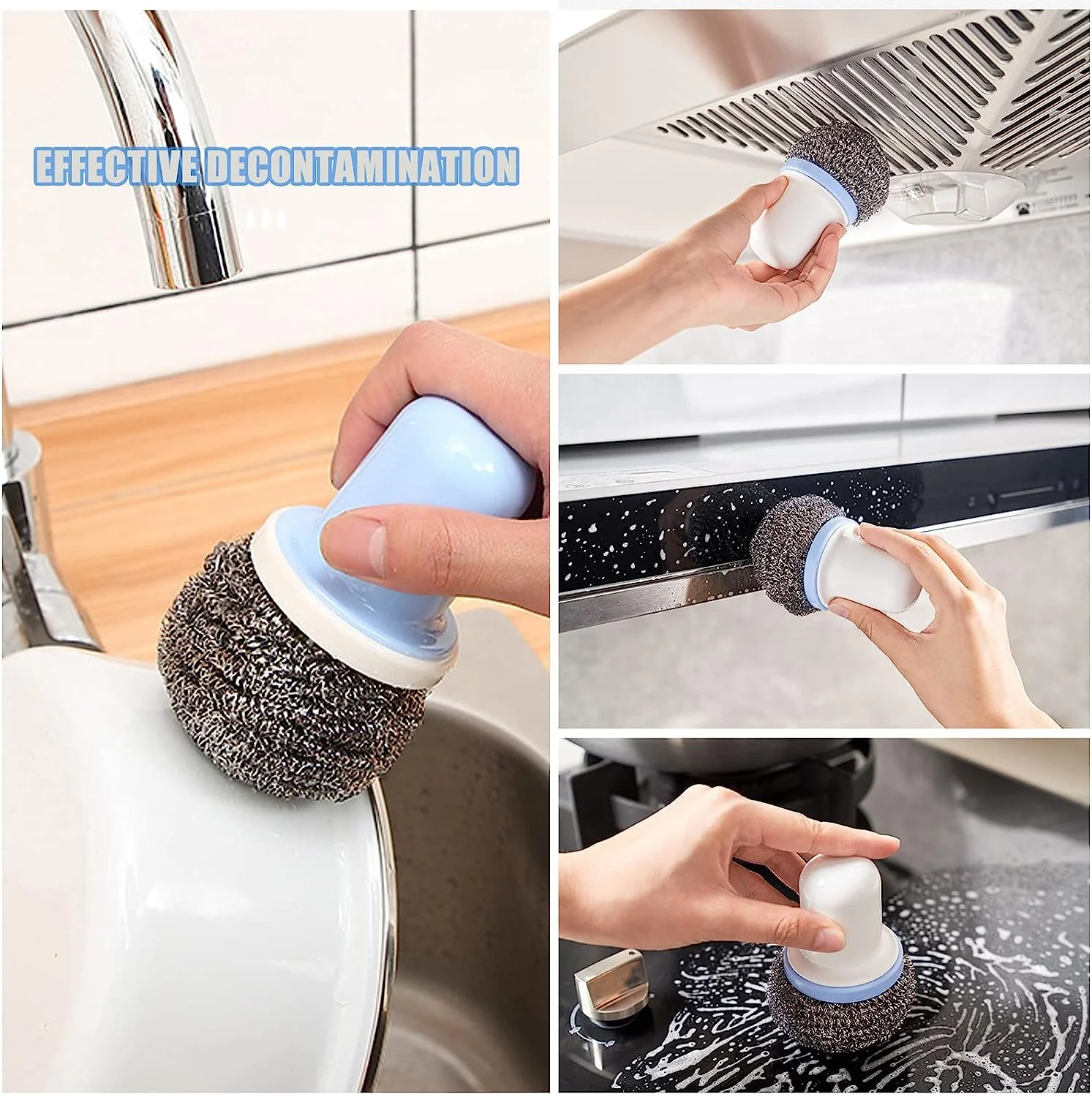 Dish Brush Multifunctional Palm Brush - Image 6