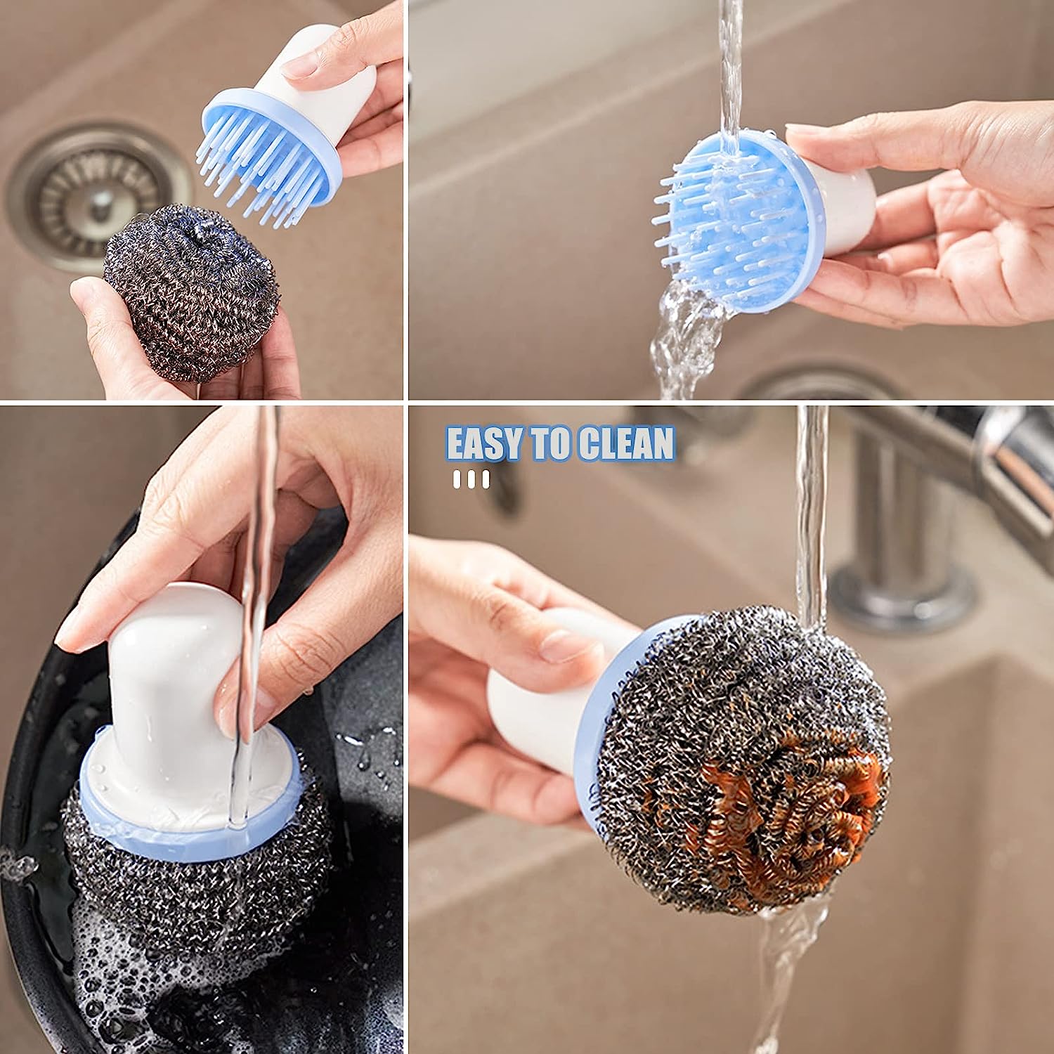 Dish Brush Multifunctional Palm Brush - Image 7