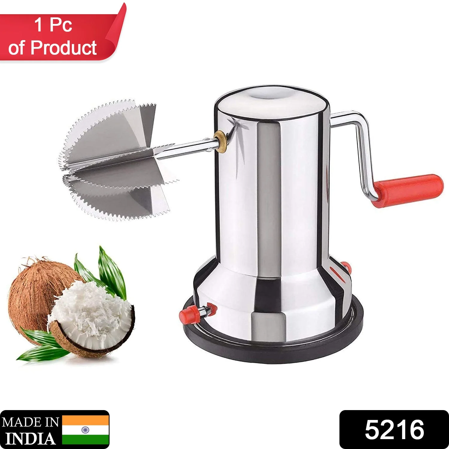 Coconut scrapers Machine Manual Steel For Home & Kitchen Use - Image 2