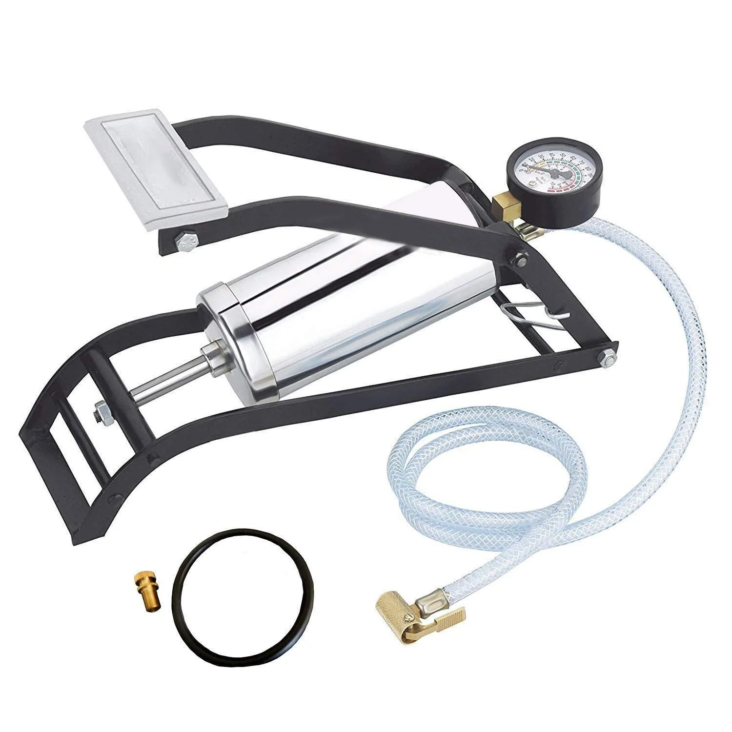Heavy Duty Steel Foot Pump for Bike, Car, Cycle & More Vehicles - Image 3